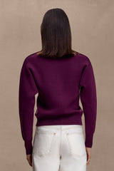 Braxton Cozy Knit Jumper - Plum