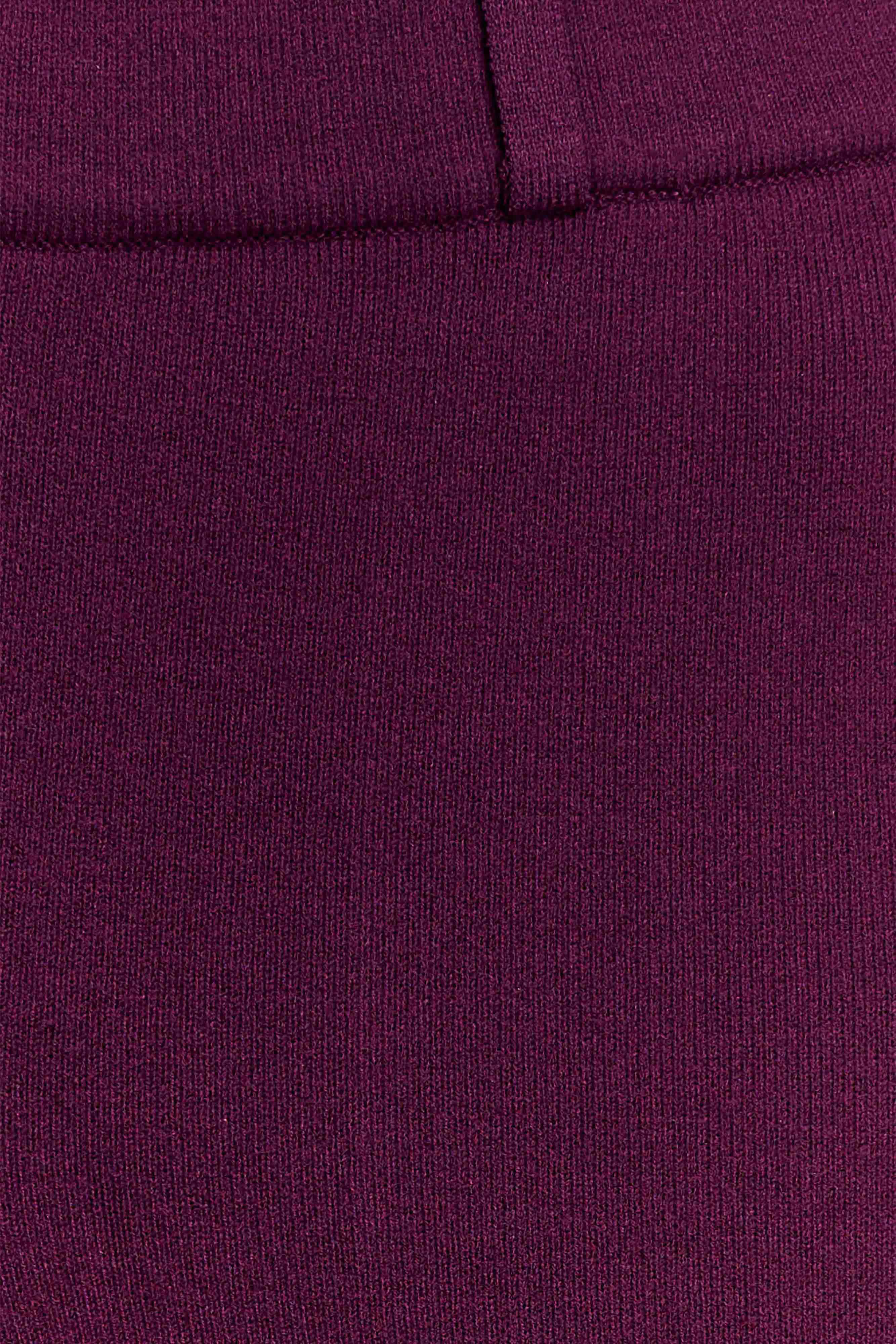 Lauren Knit Trouser - Plum