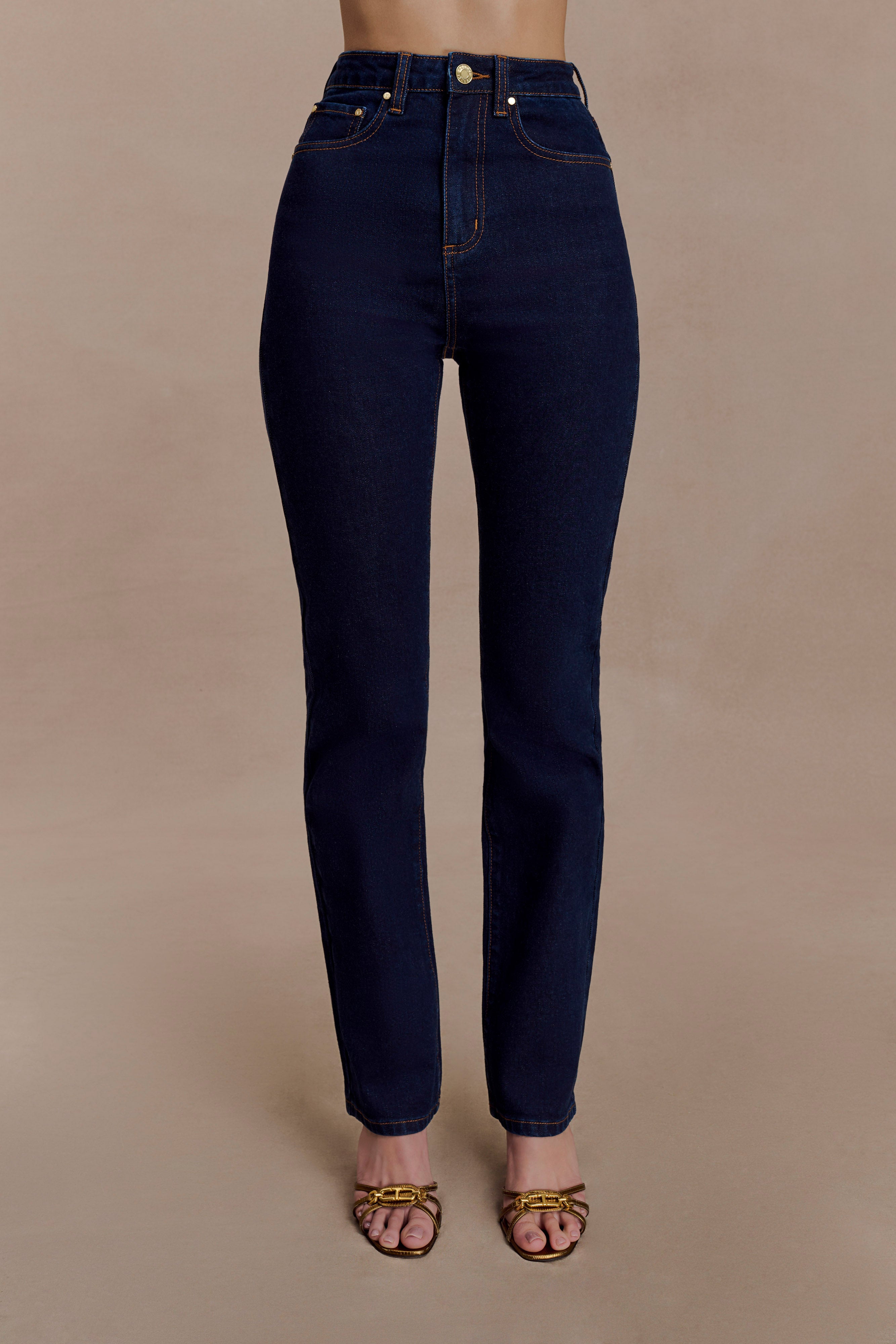 Janessa Skinny Denim Jeans- Indigo Blue