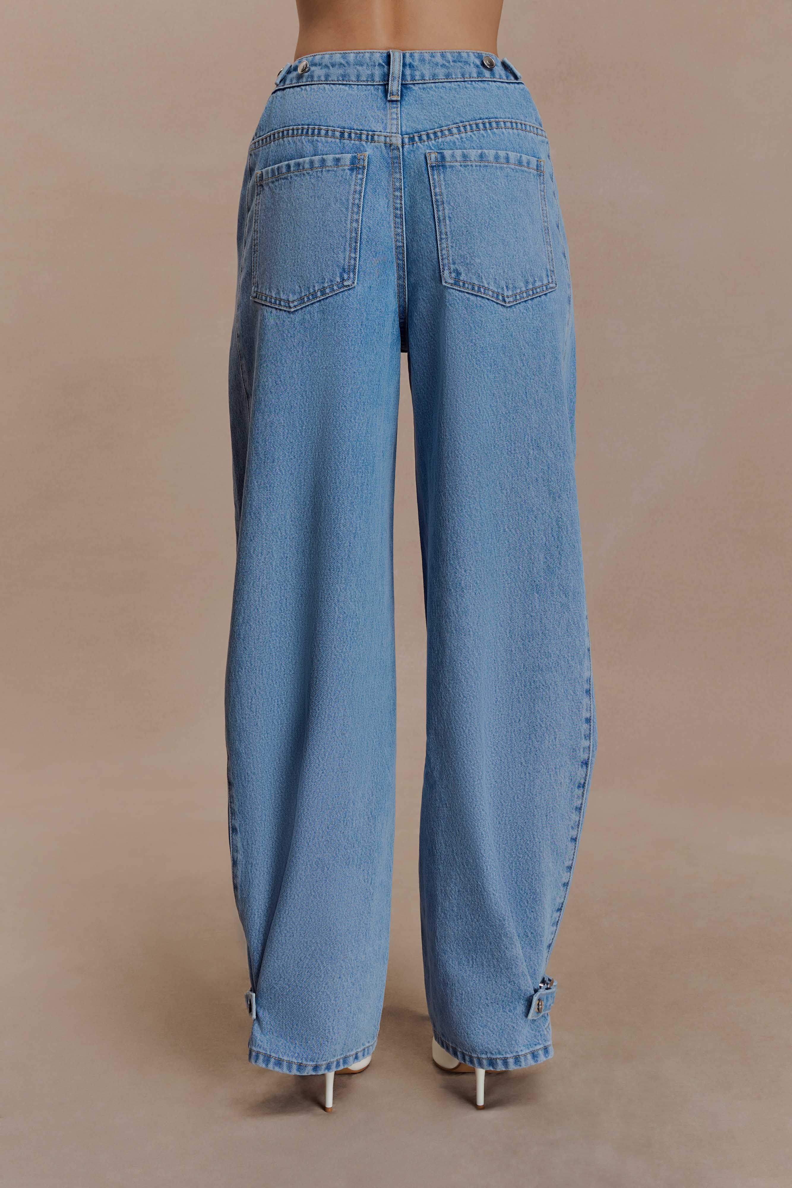 Flossie Multi Way Denim Jeans - Classic Blue