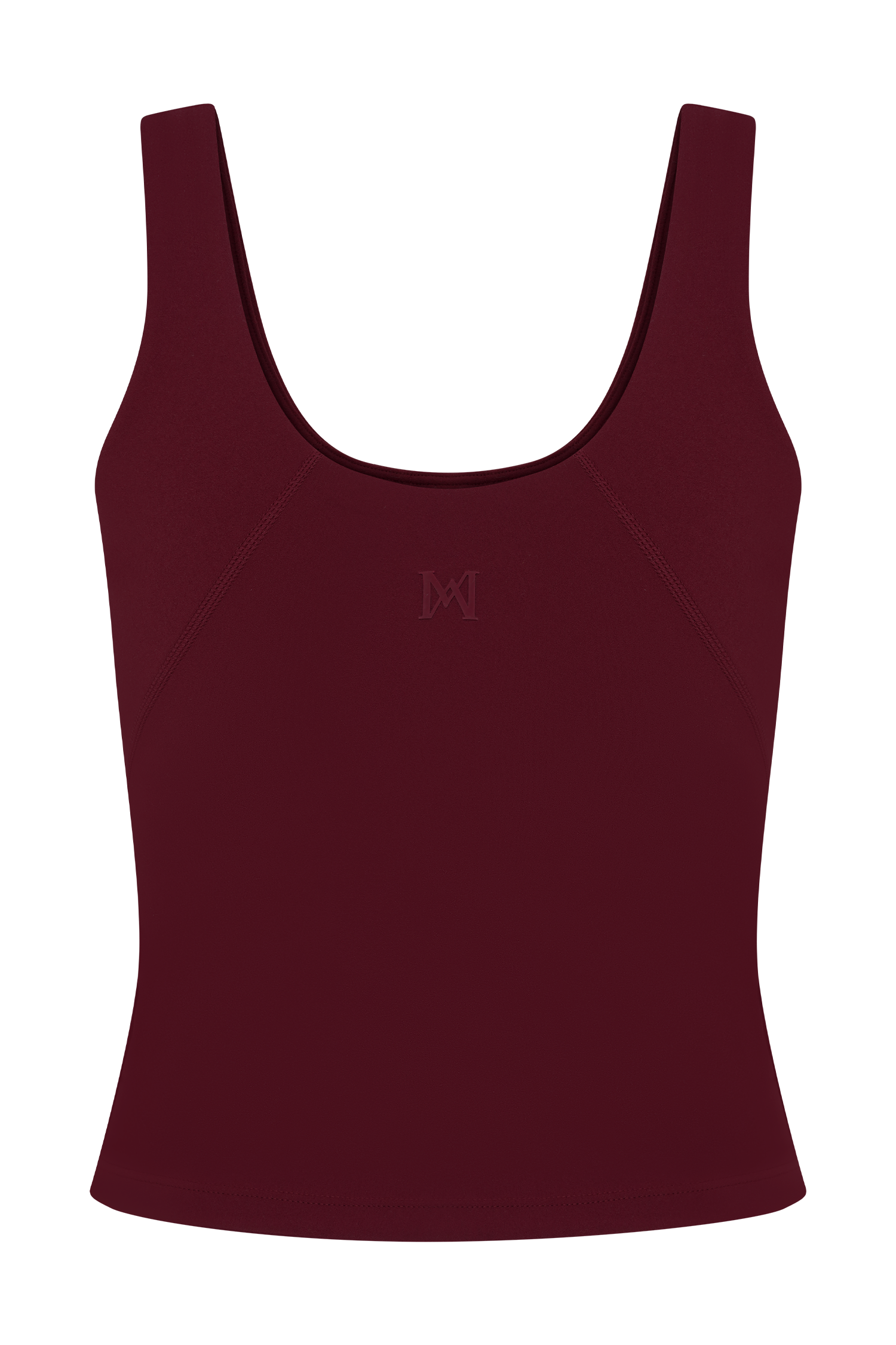 Alexandra Yoga Top - Burgundy