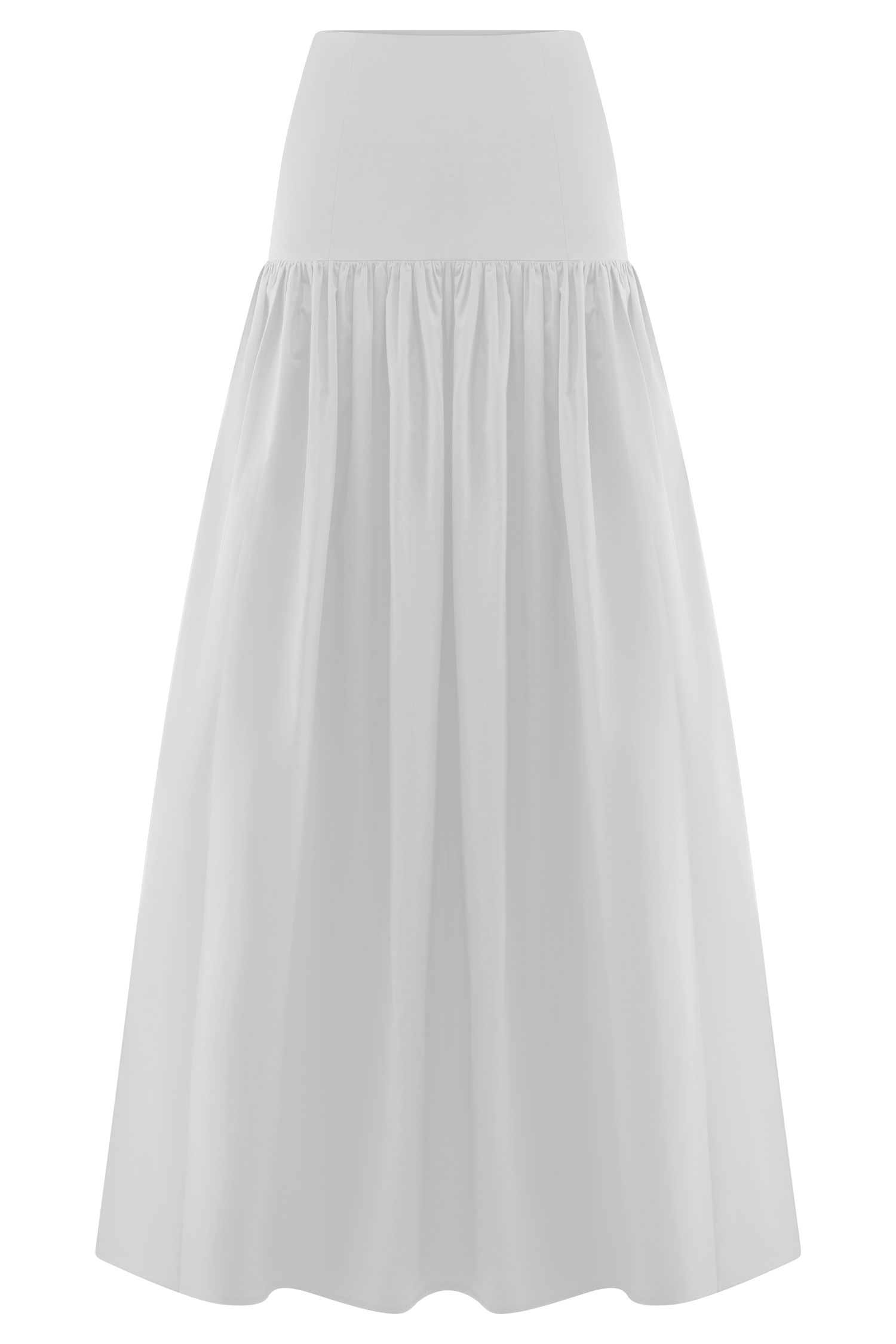 Autumn Maxi Skirt - White