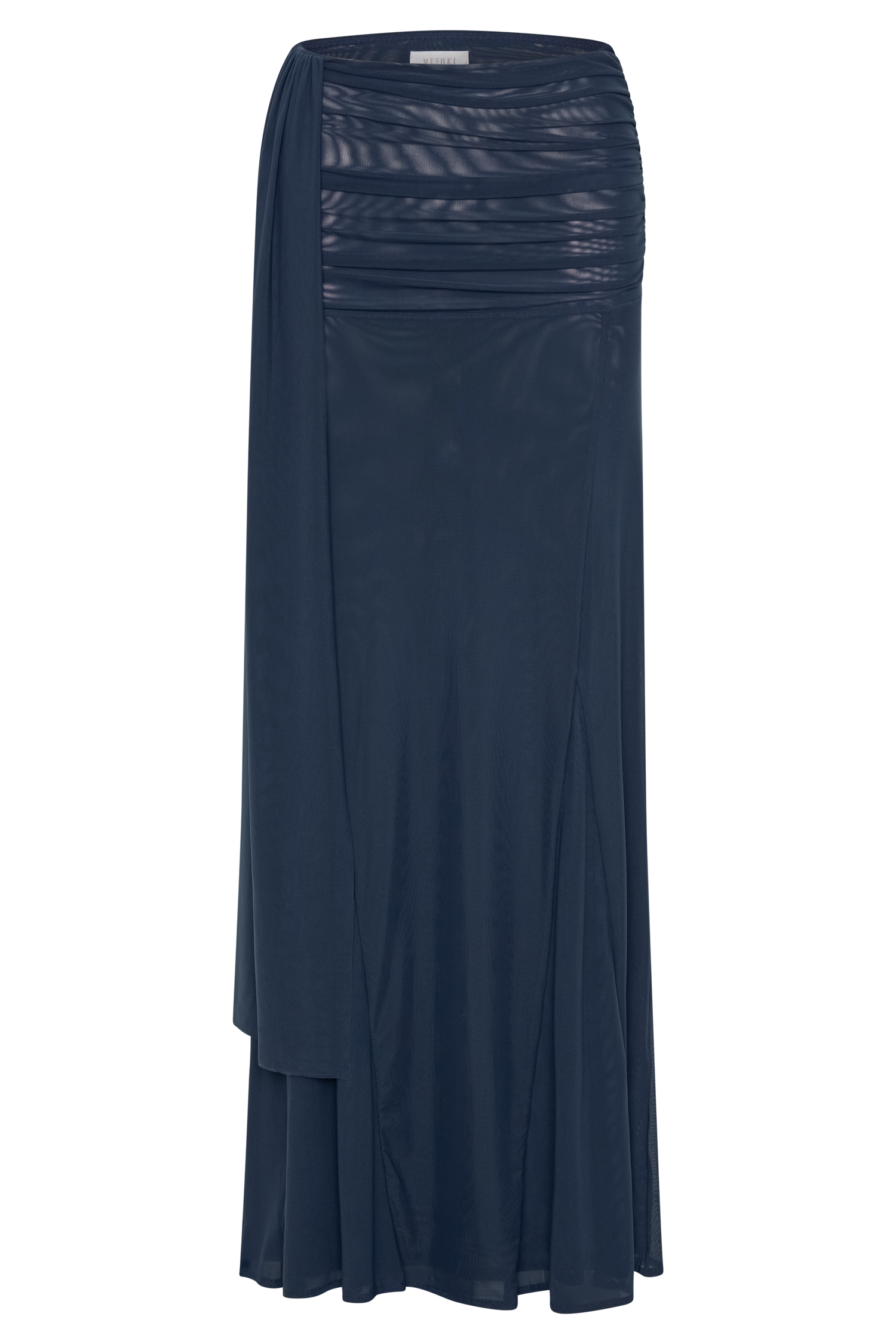 Arna Mesh Maxi Skirt - Midnight Blue