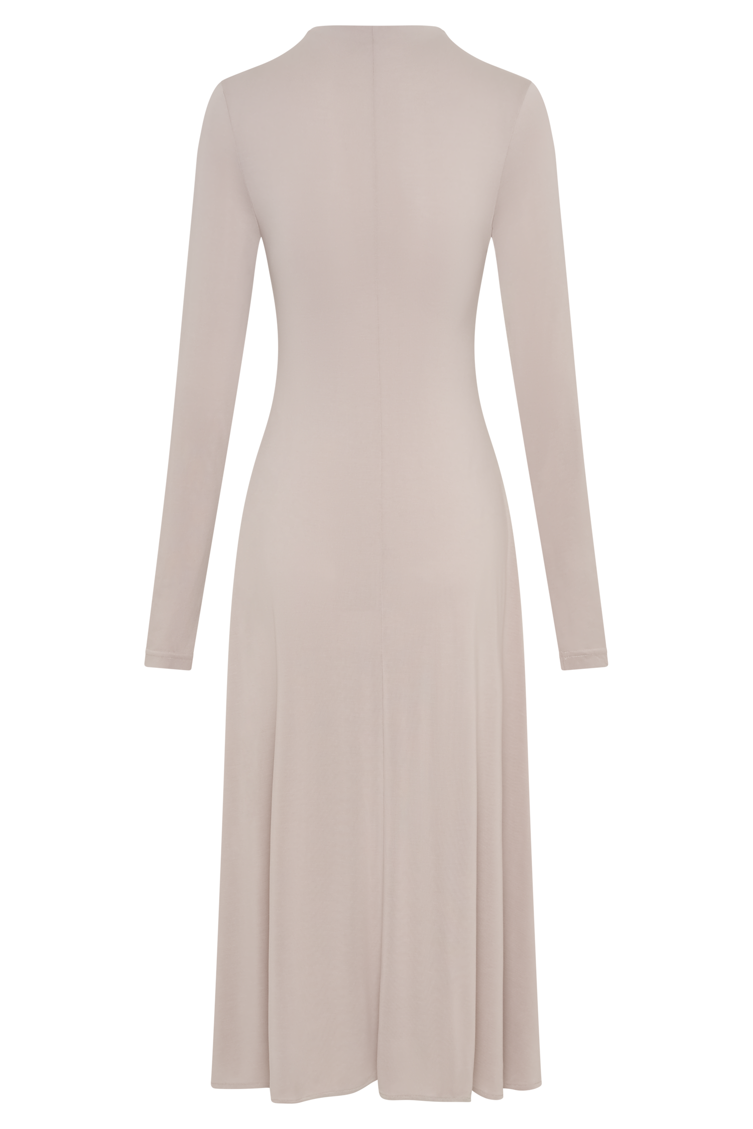 Anders Peached Jersey Midi Dress - Taupe