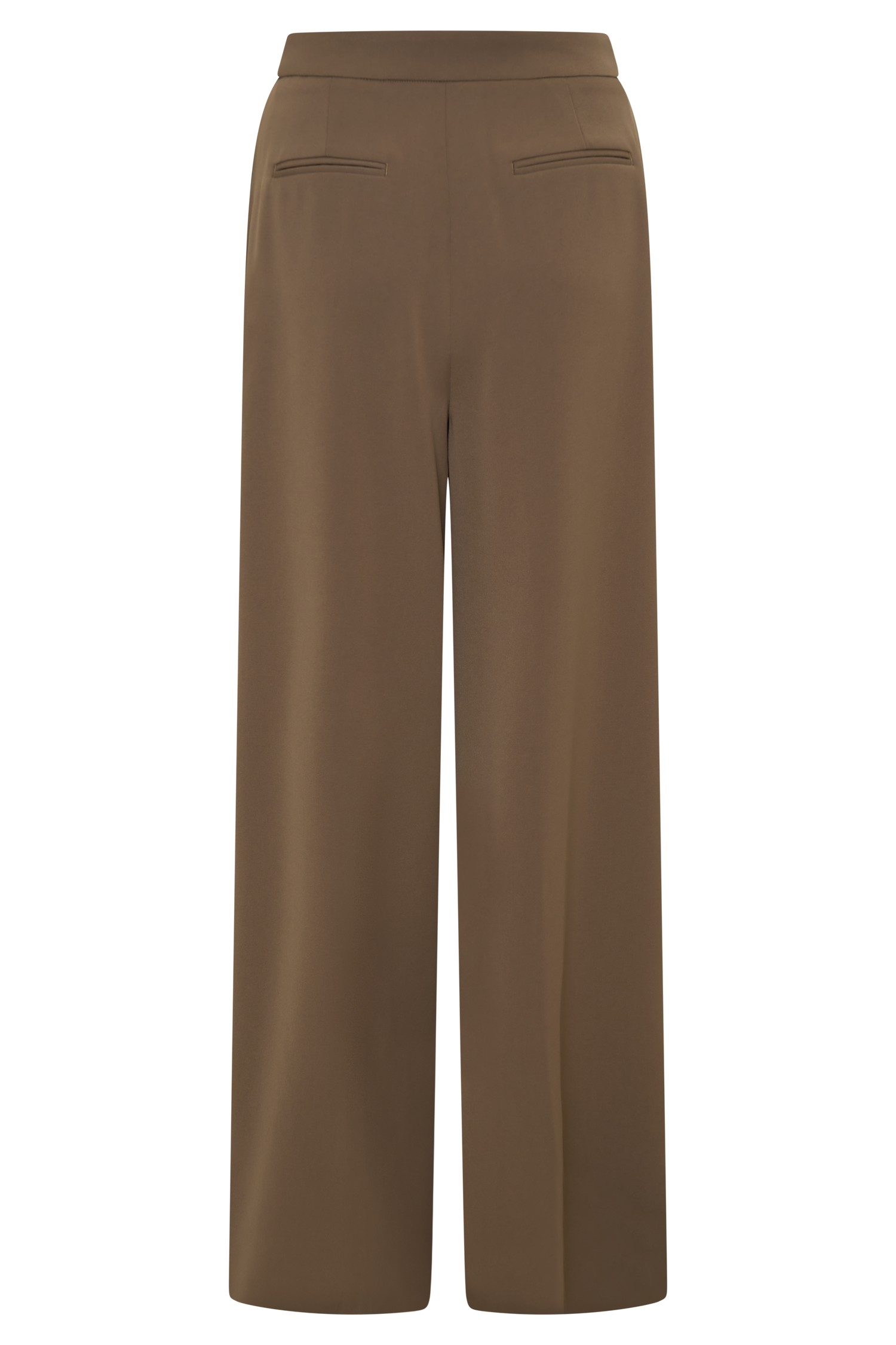 Faith Suiting Wide Leg Pant - Cacao Brown