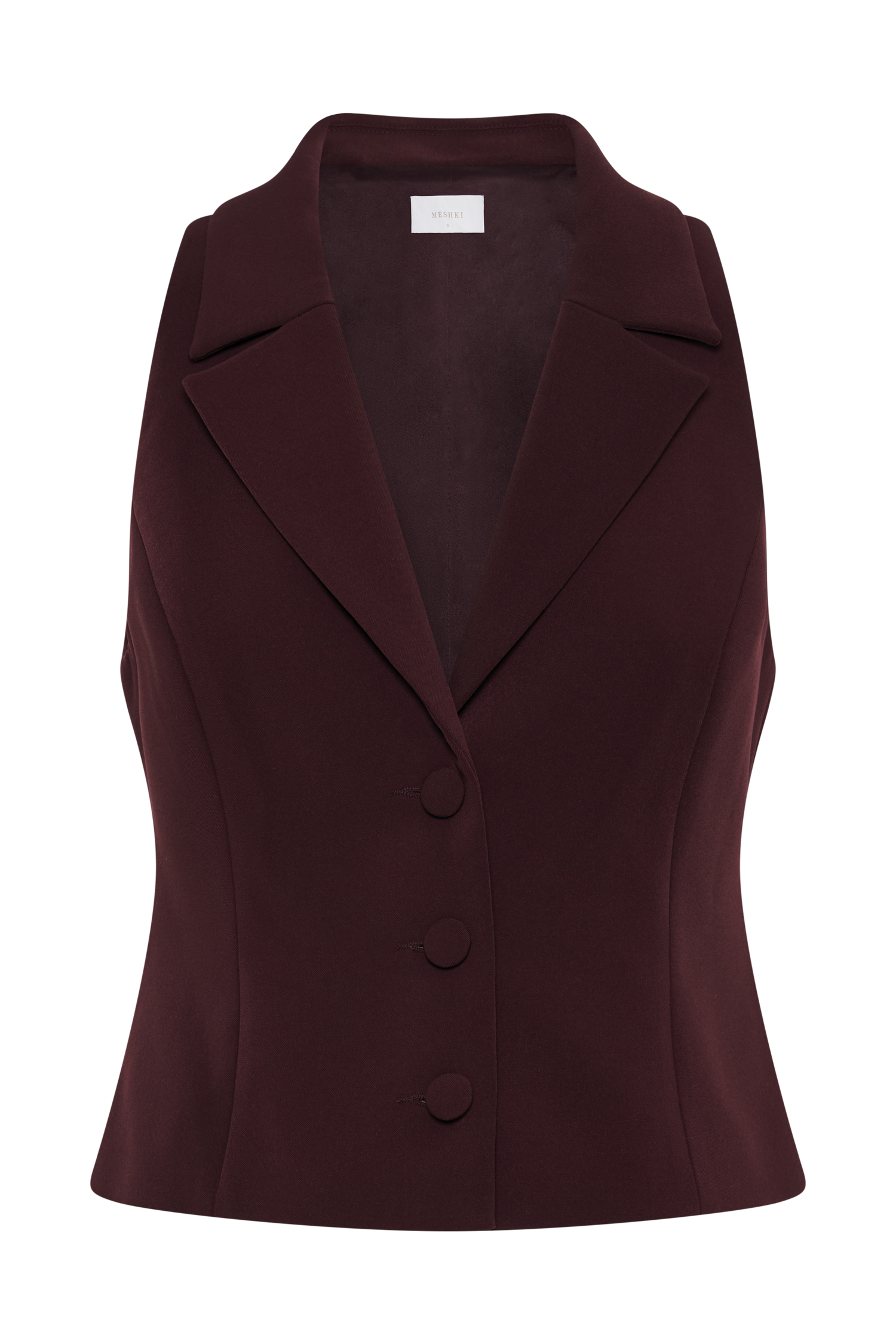 Mura Suiting Vest - Plum