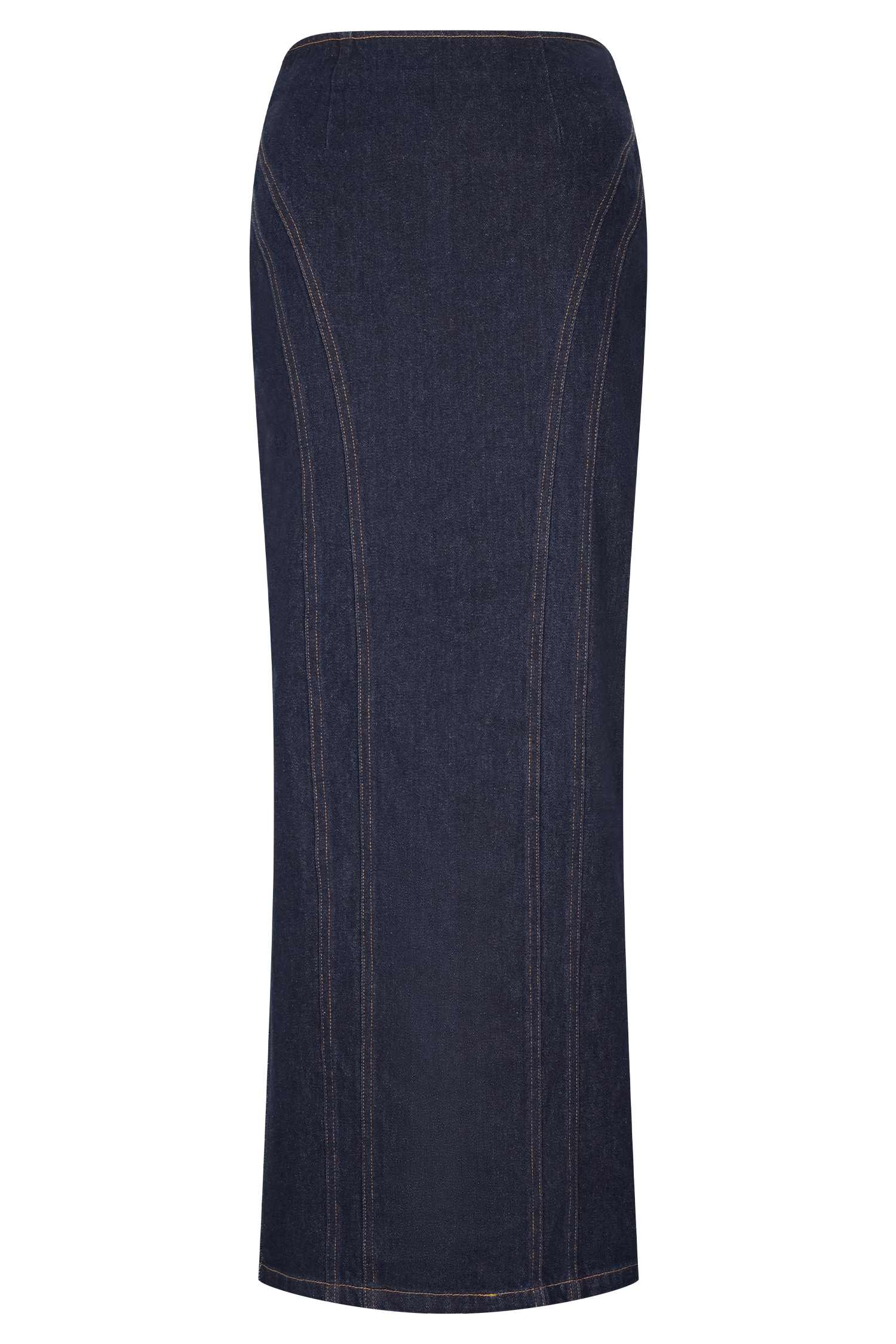 Alma Denim Maxi Skirt - Indigo Blue