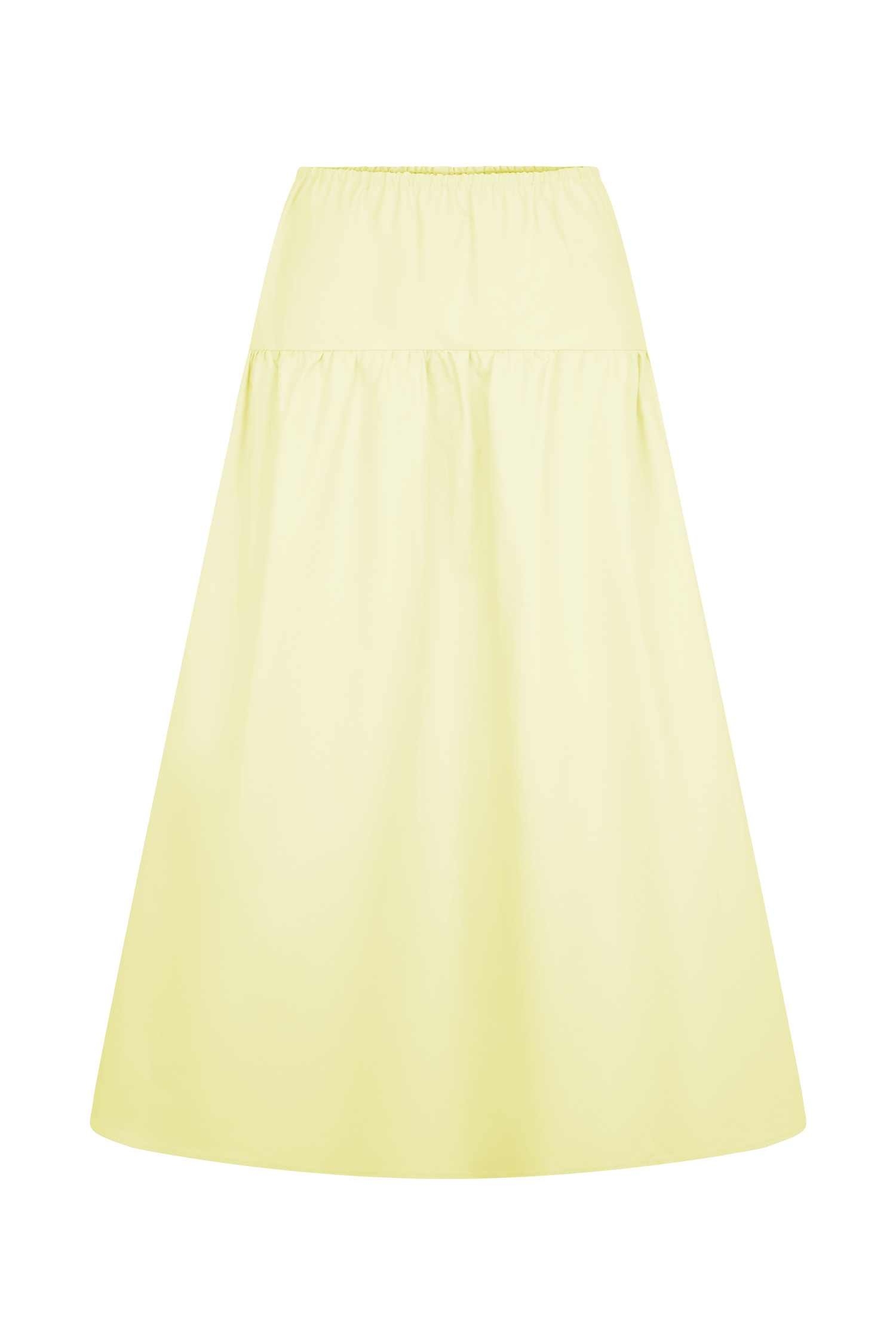 Amirah Midi Skirt - Lemon