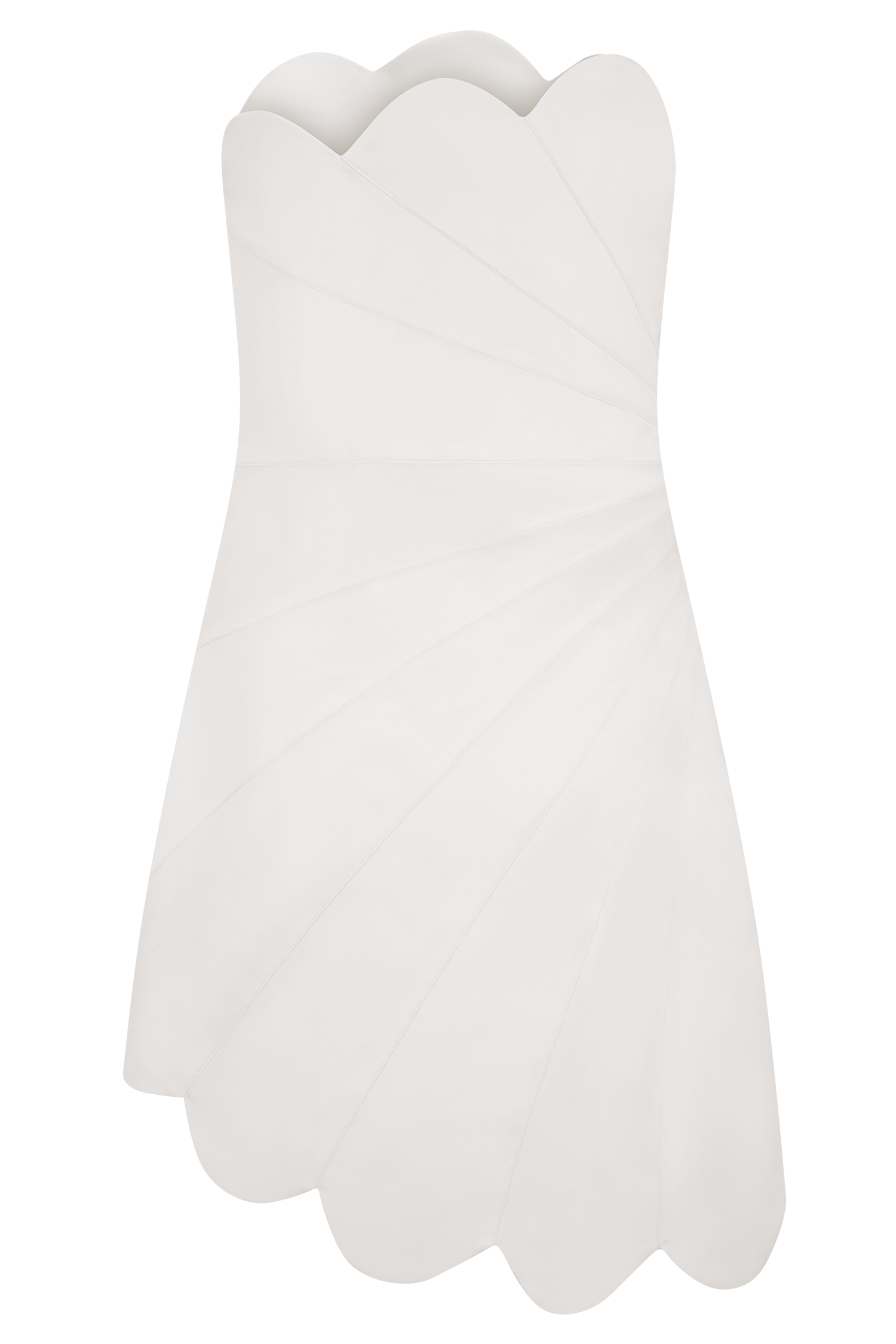 Atenea Satin Mini Dress - White
