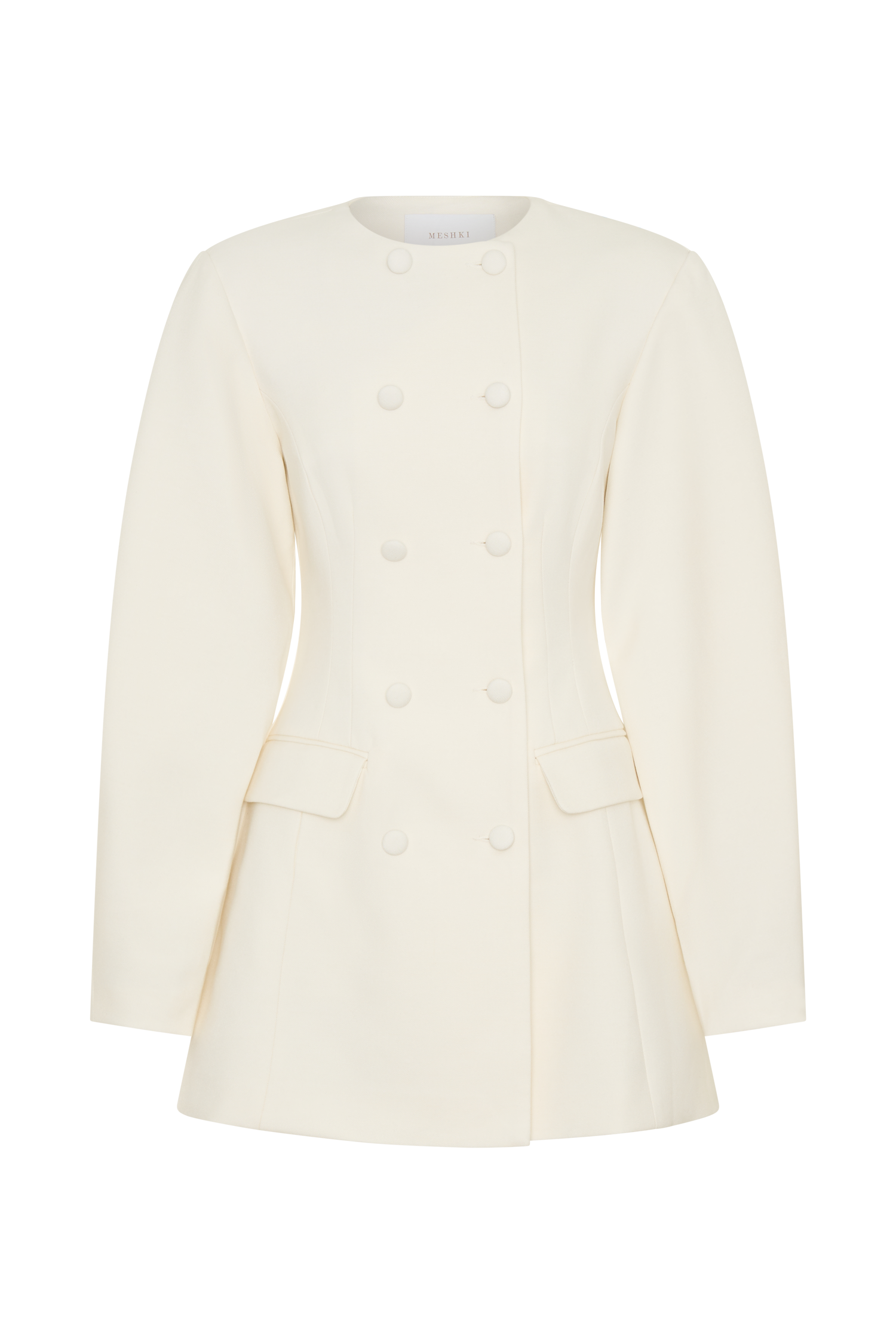 Beatrice Blazer Mini Dress - Ivory