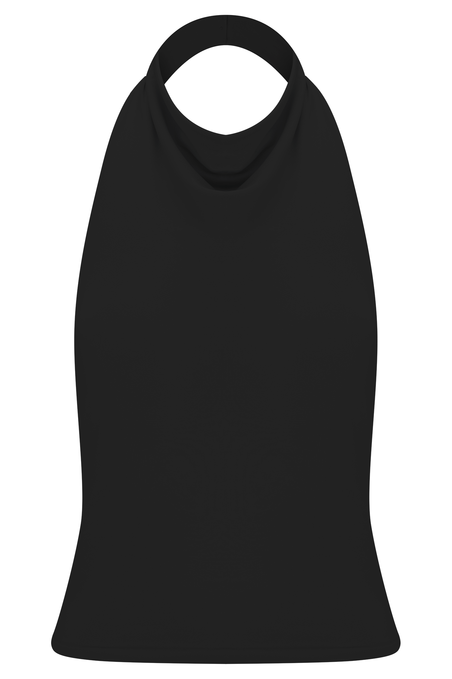 Calandra Slinky Halter Top With Hardware - Black