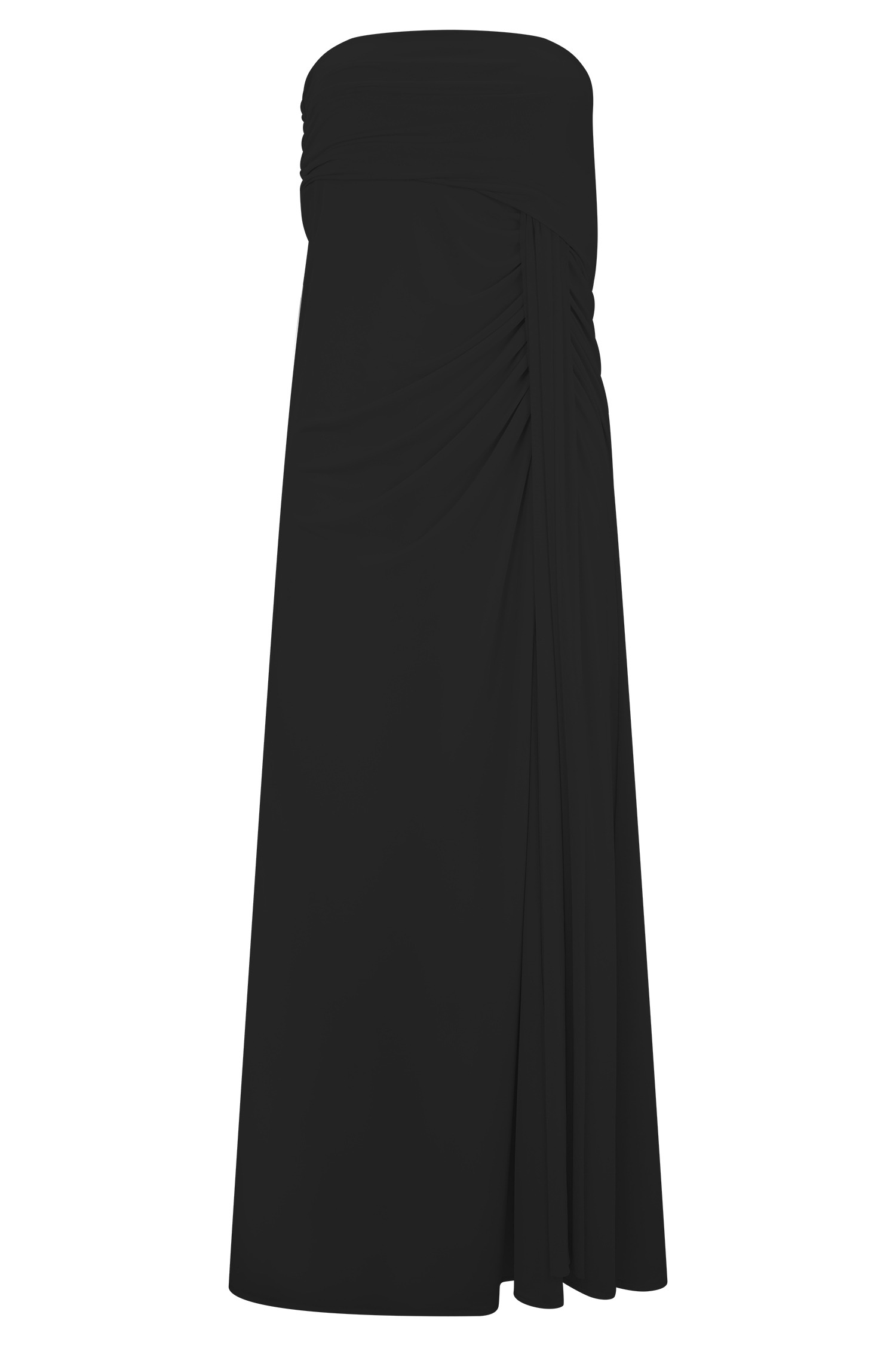 Calandra Slinky Maxi Skirt - Black