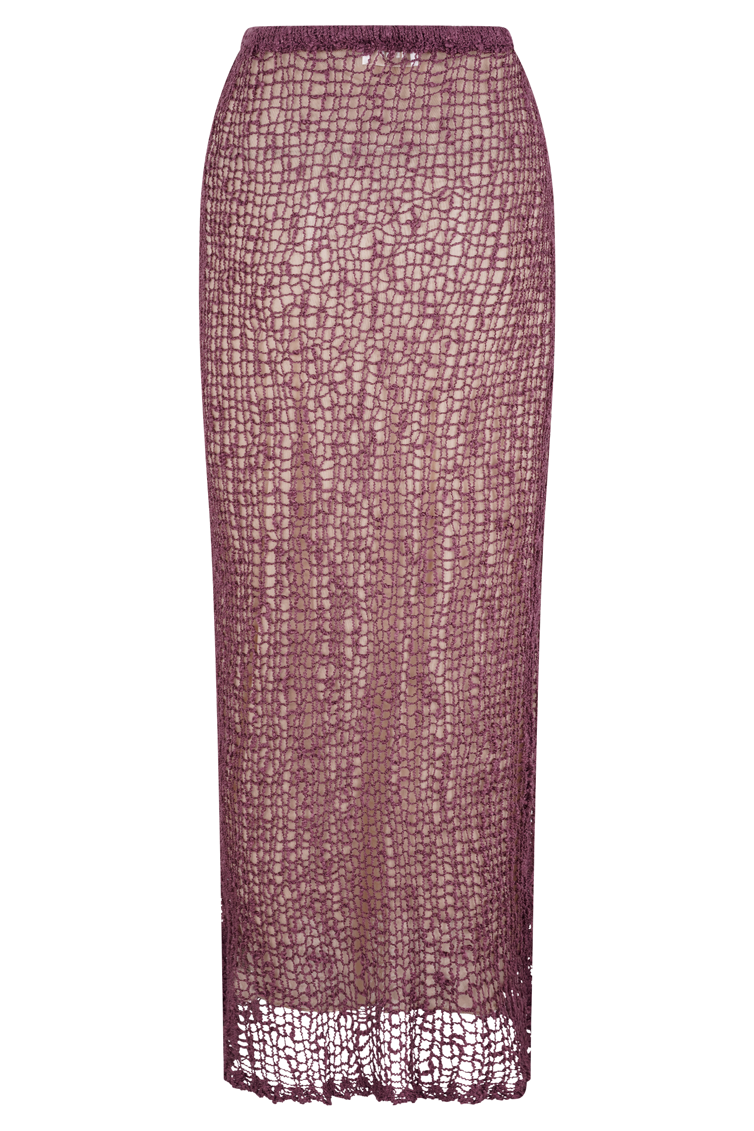 Cordelia Knit Maxi Skirt - Mauve