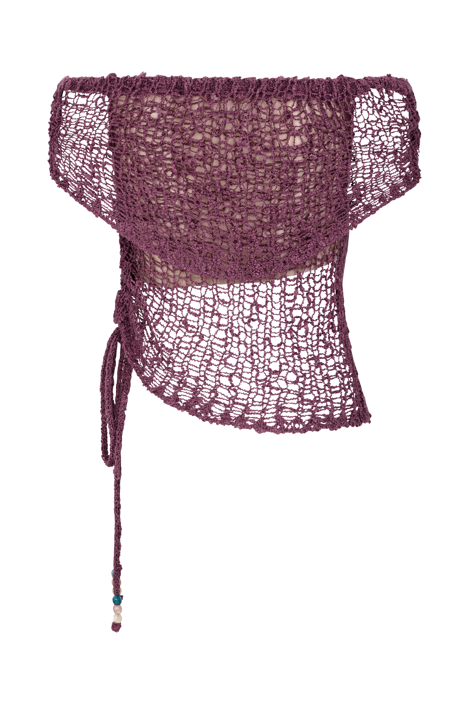 Cordelia Off Shoulder Knit Top - Mauve