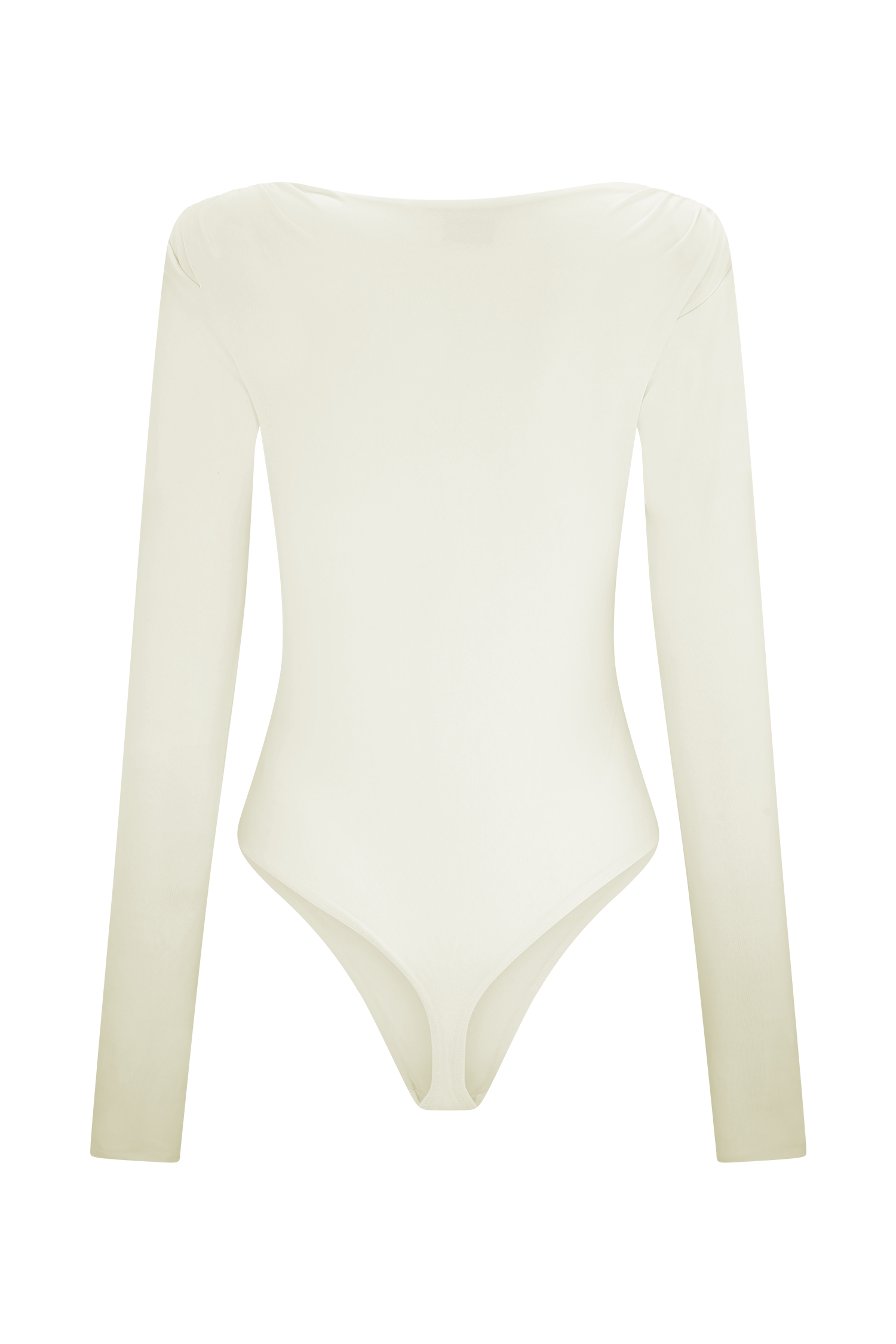Elsie Shoulder Pad Bodysuit - Ivory