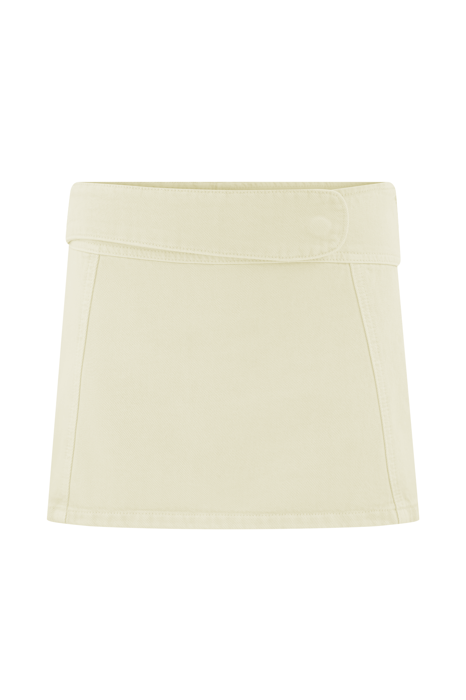 Fallon Denim Micro Mini Skort - Stone Wash