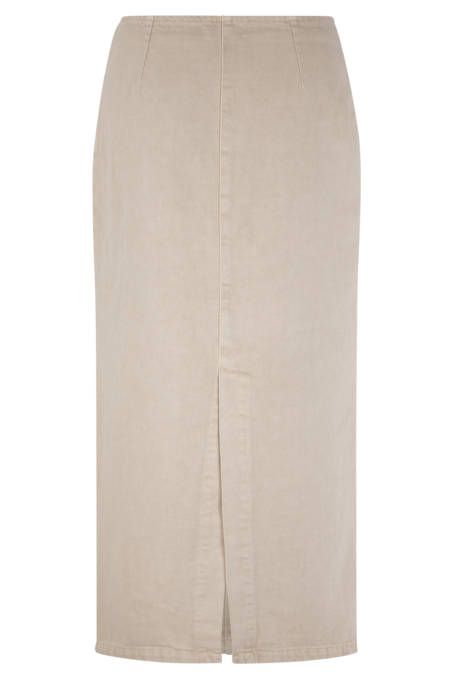 Fallon Denim Midi Skirt - Stone Wash