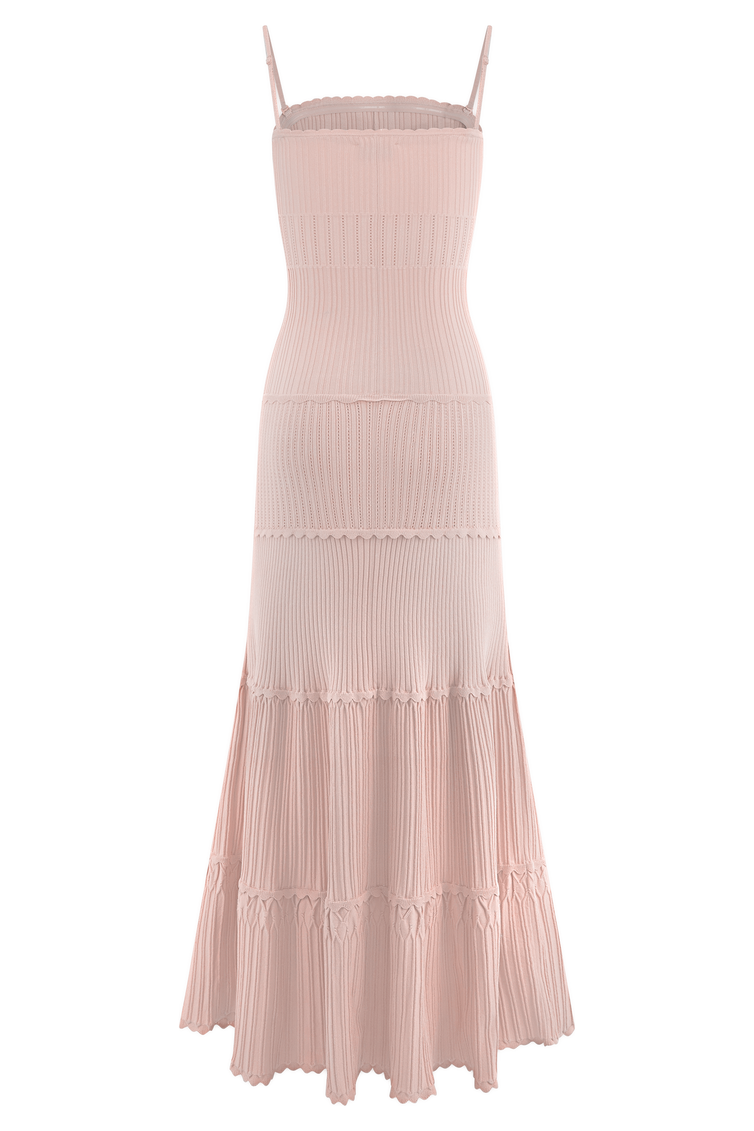 Finley Pointelle Knit Maxi Dress - Baby Pink