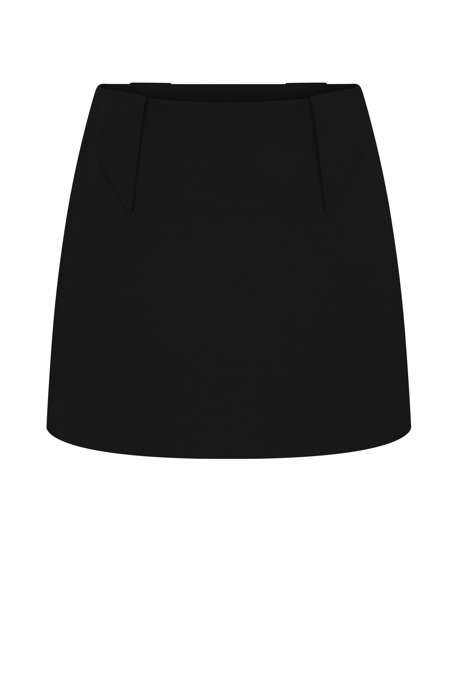 Gina Suiting Mini Skirt - Black