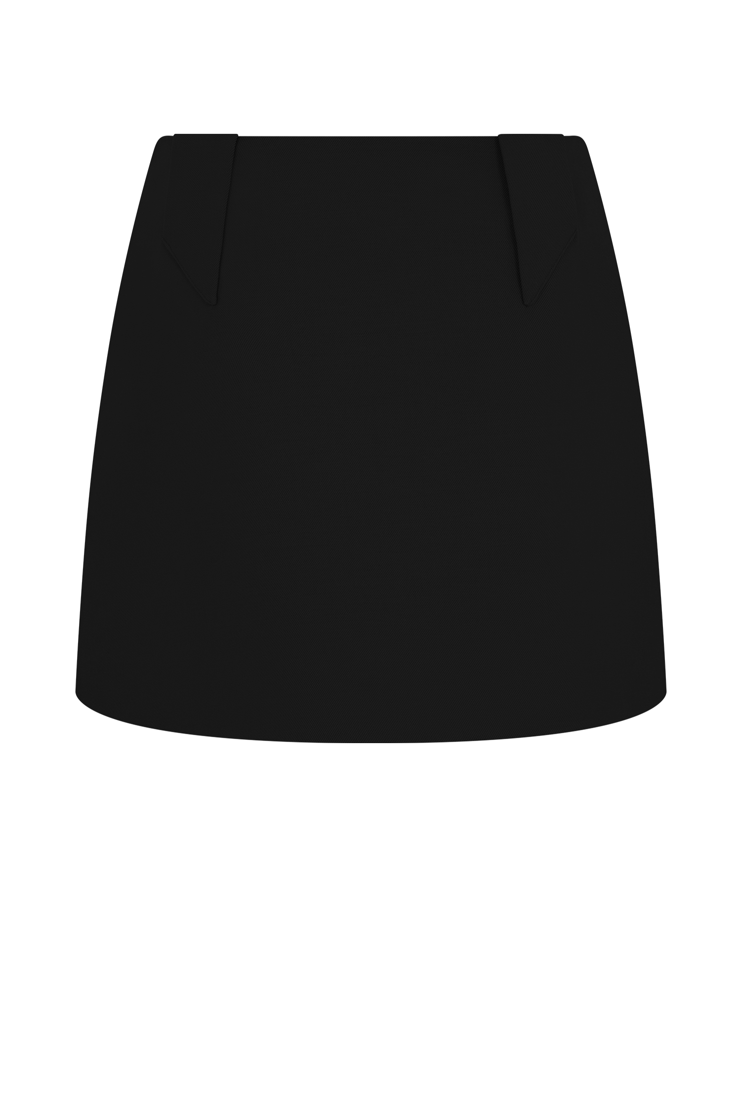 Gina Suiting Mini Skirt - Black