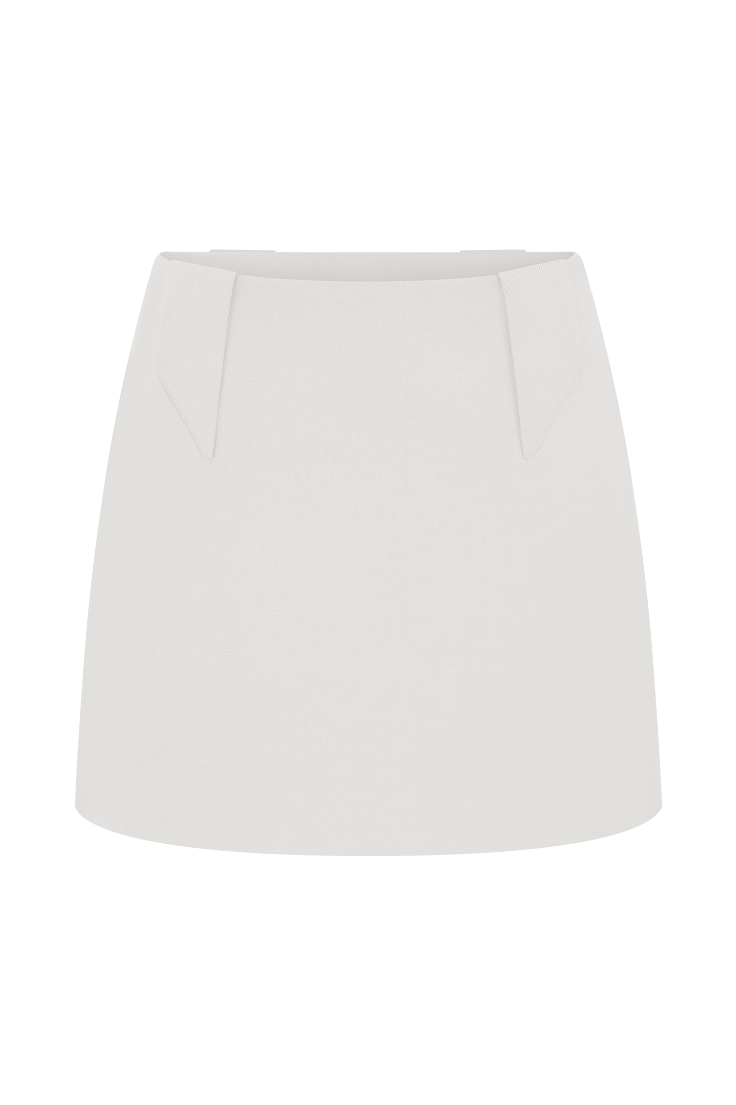 Gina Suiting Mini Skirt - Ivory