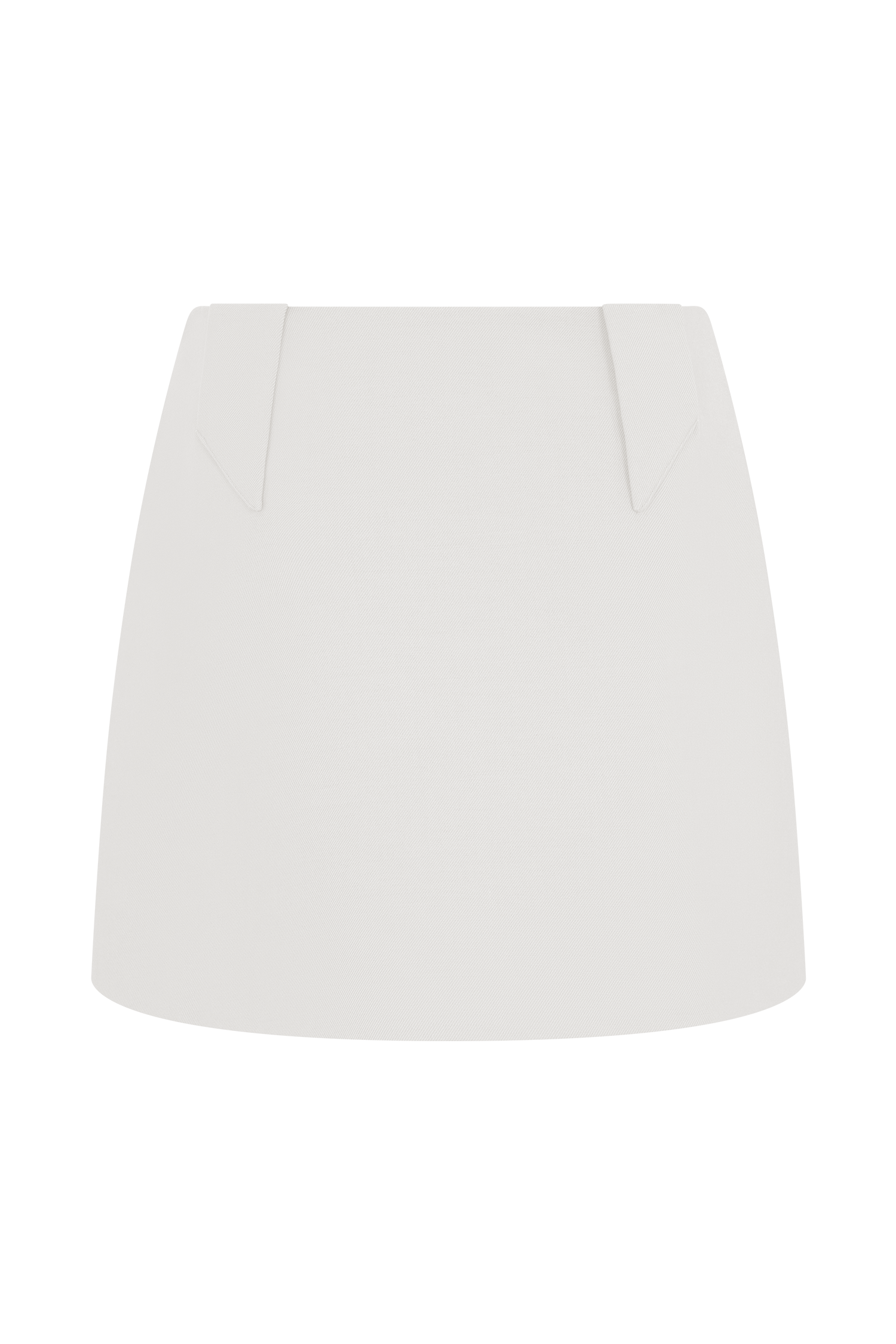 Gina Suiting Mini Skirt - Ivory