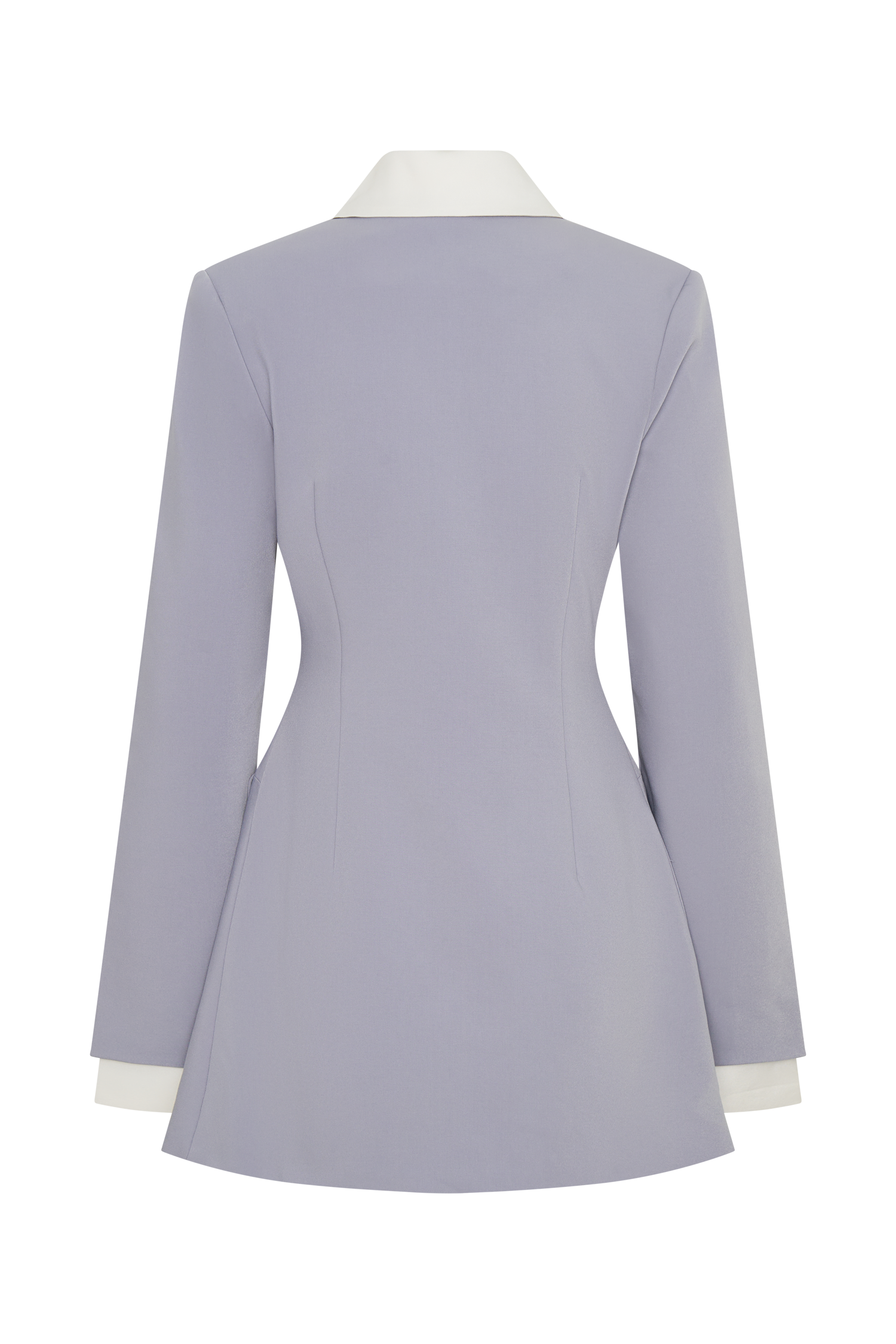 Gretchen Suiting Mini Dress - Grey