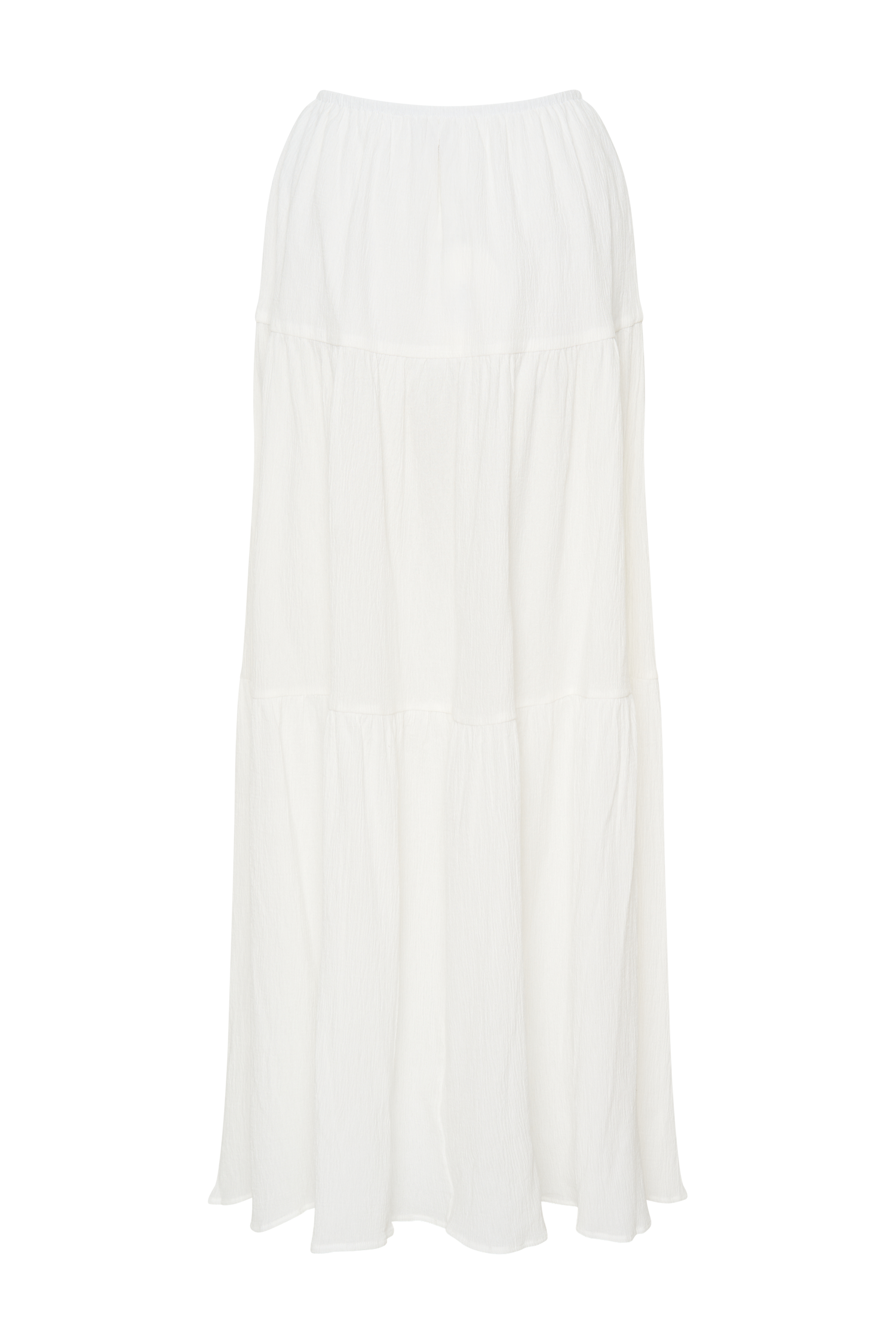 Jacinda Cotton Maxi Skirt - White