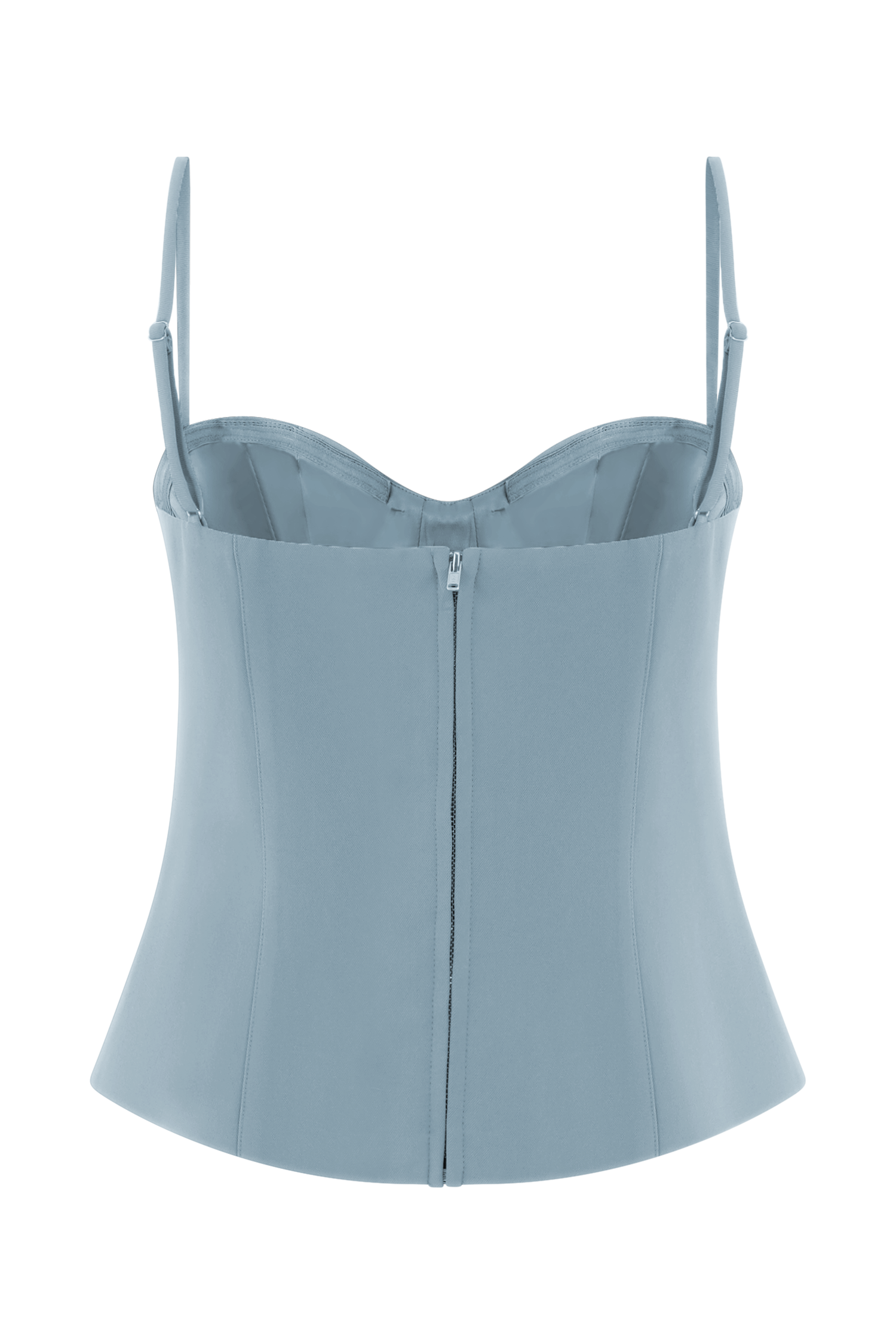 Jaime Spaghetti Strap Suiting Top - Ocean Blue