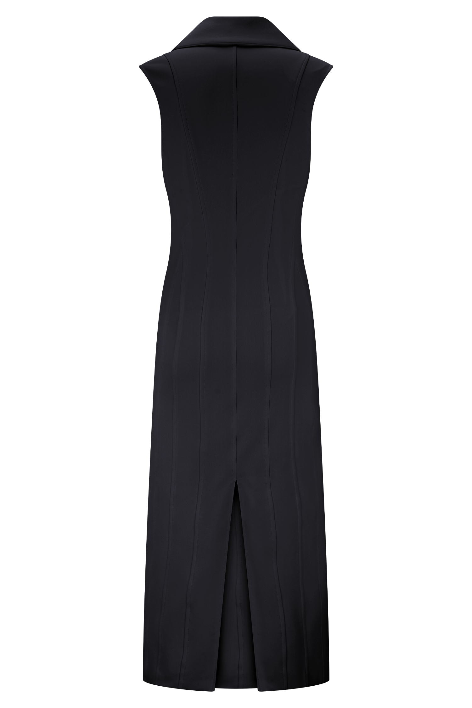 Keagan Sleeveless Midi Dress - Black