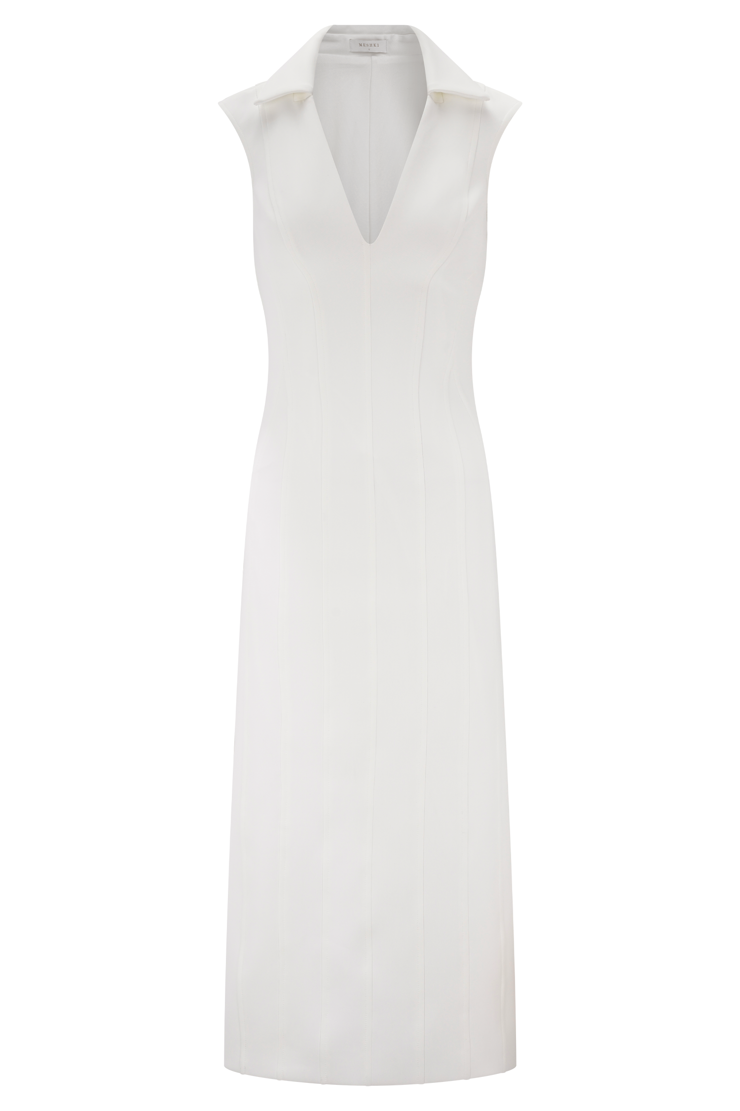 Keagan Sleeveless Midi Dress - Ivory