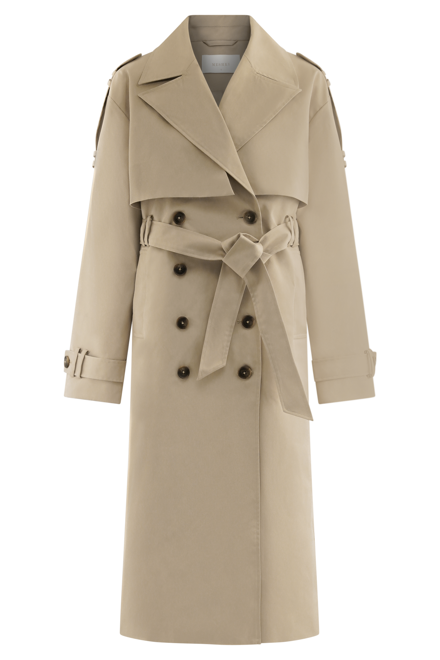 Lois Twill Trench Coat - Camel