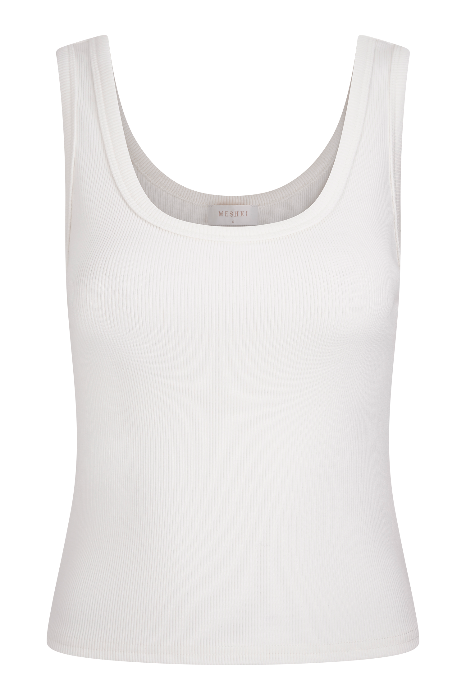 Maeva Scoop Tank Top - Ivory
