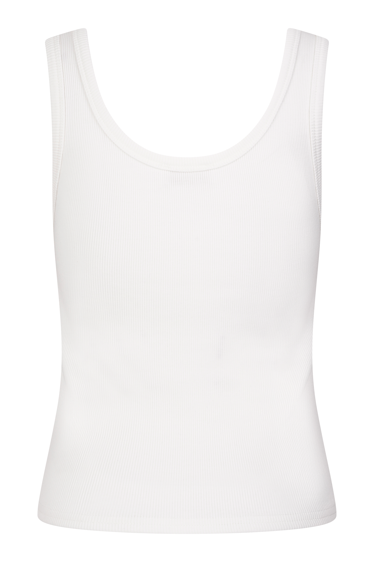 Maeva Scoop Tank Top - Ivory