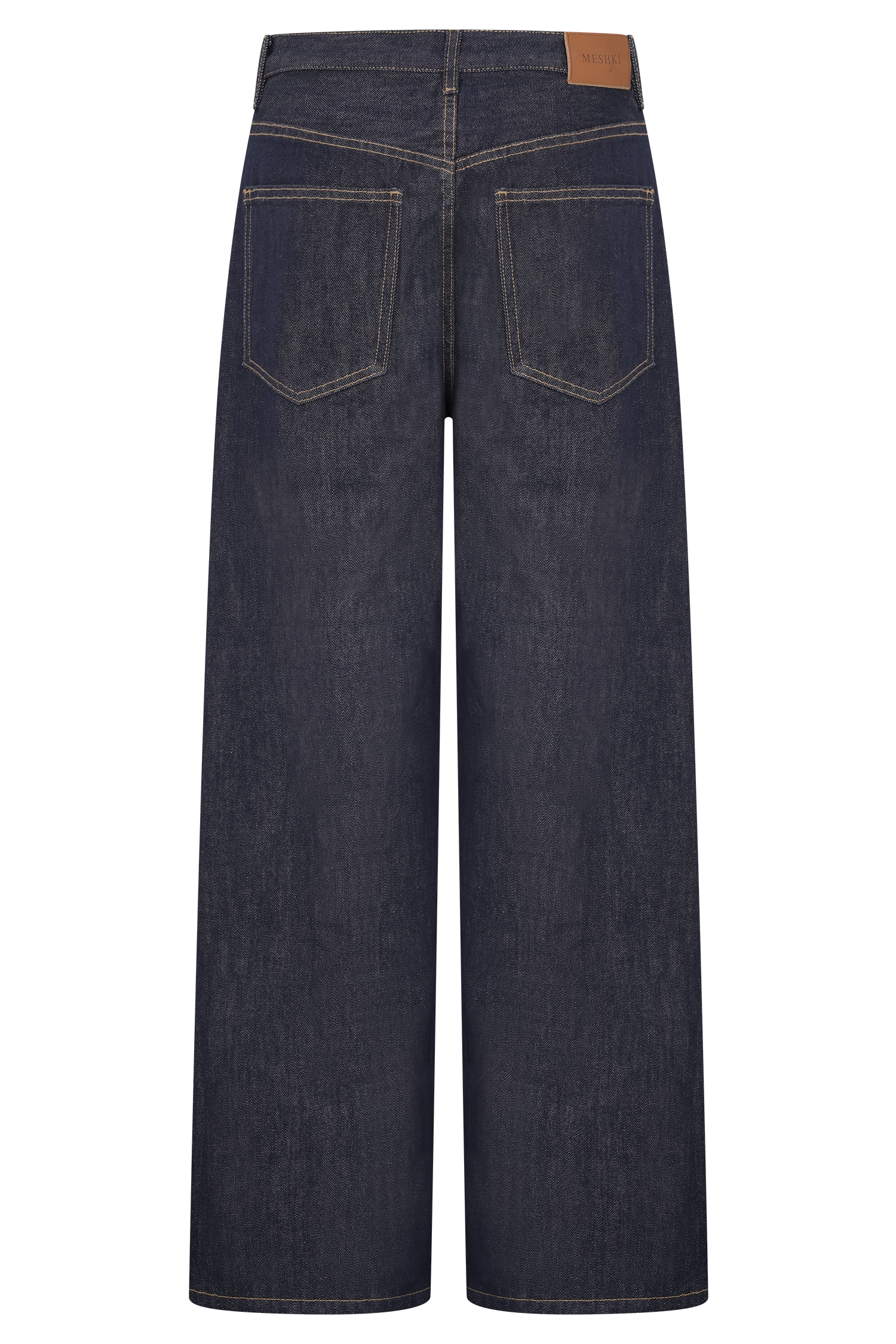 Mannon Mid Rise Denim Jeans - Washed Indigo Blue
