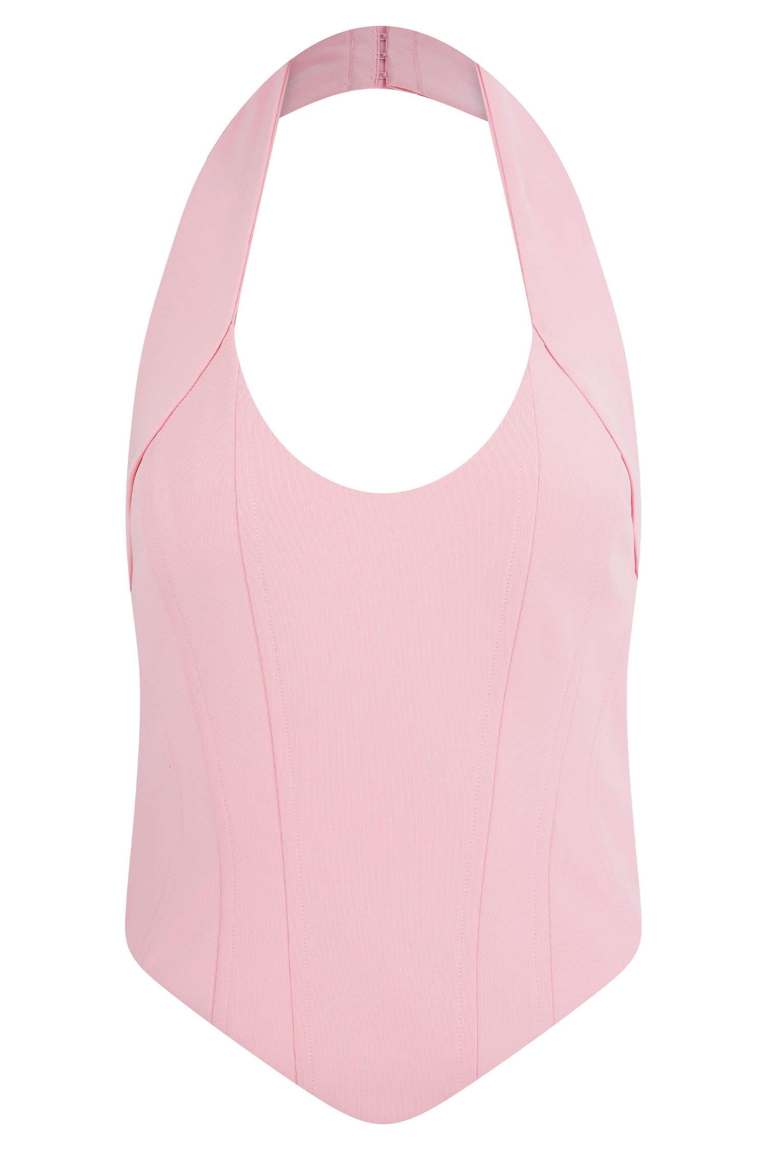 Meadow Corset Halter Top - Candy Pink