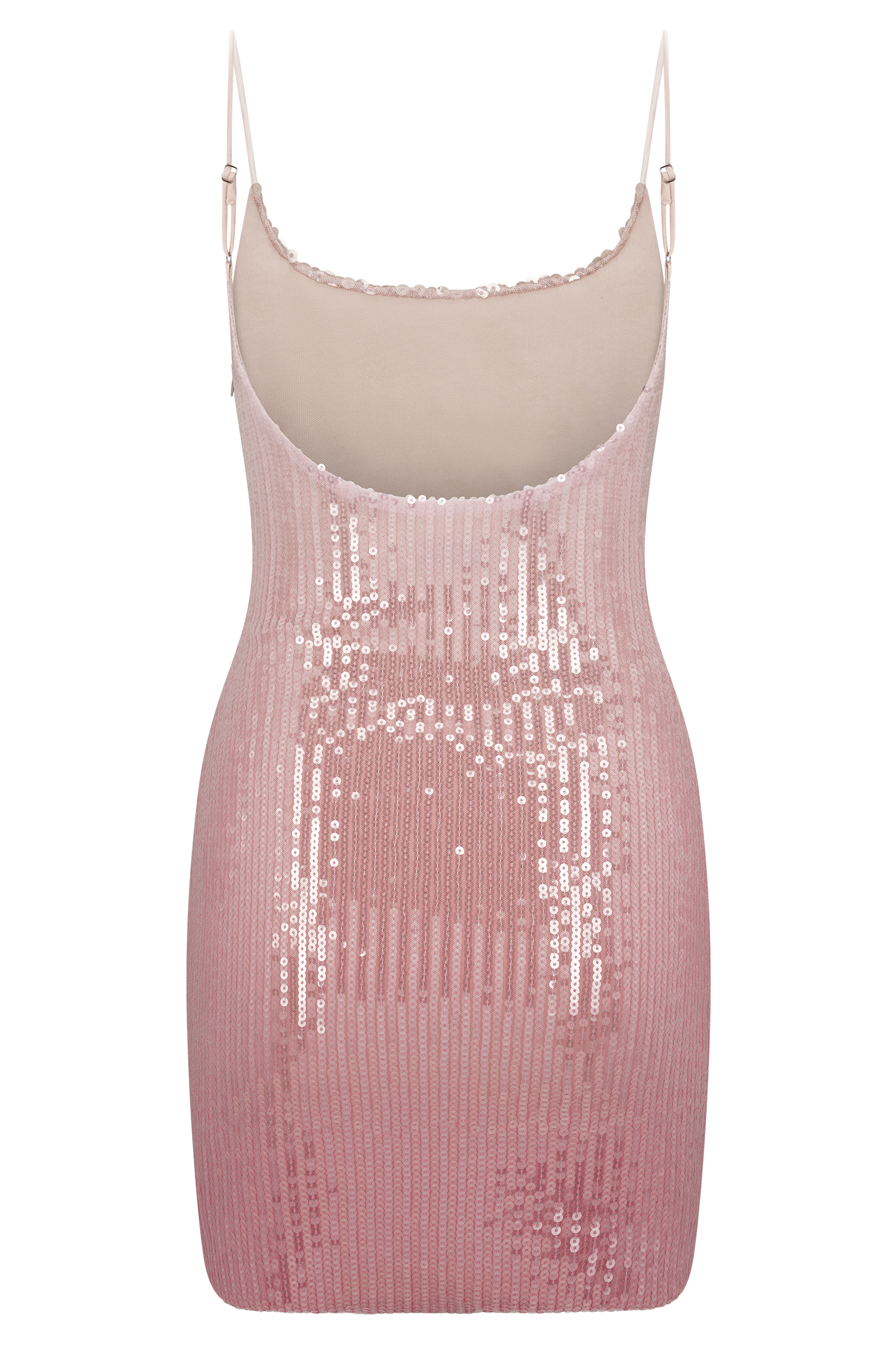 Mora Sequin Mini Dress - Ombre Pink