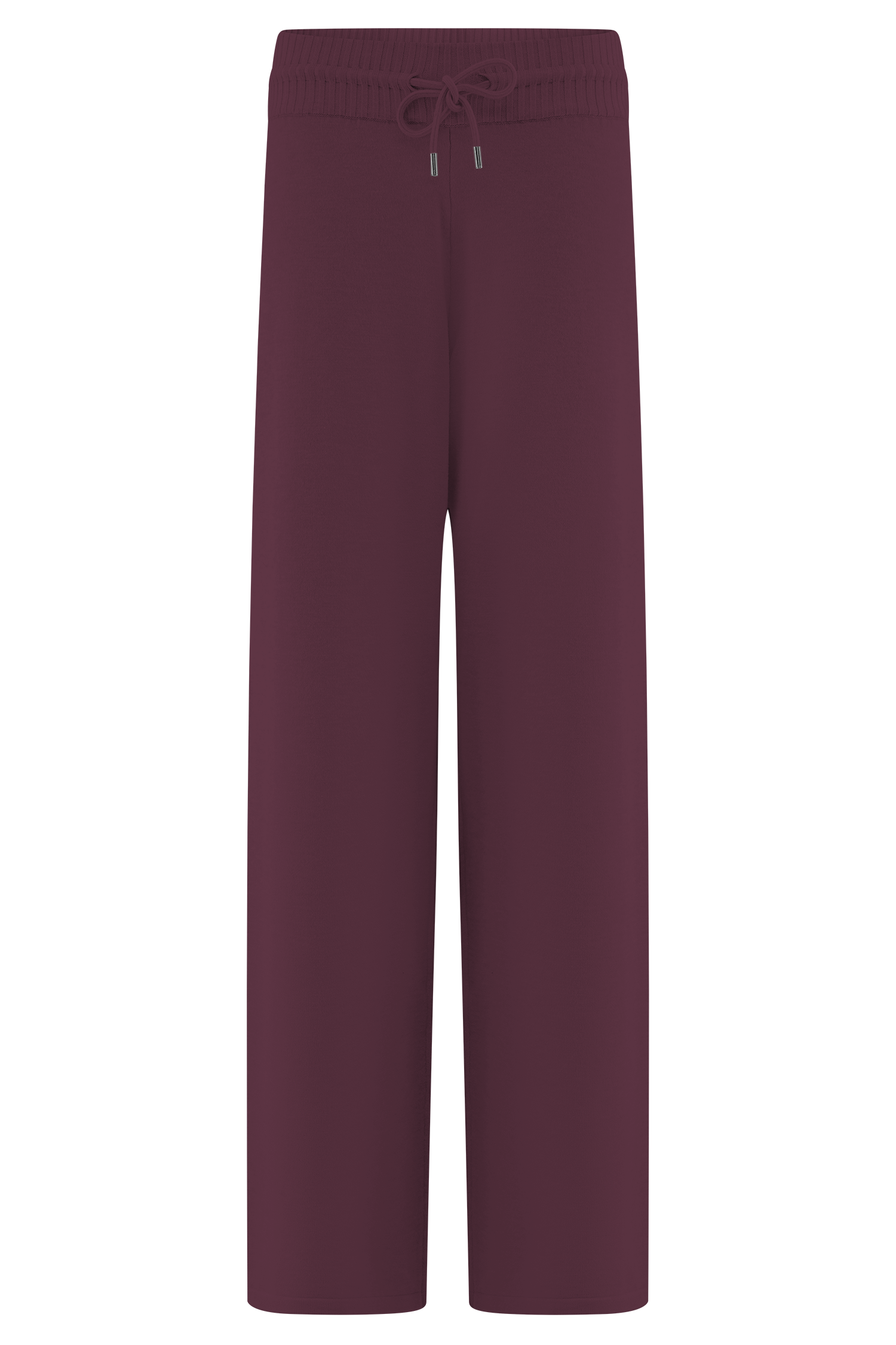 Natalya Knit Wide Leg Pants - Merlot