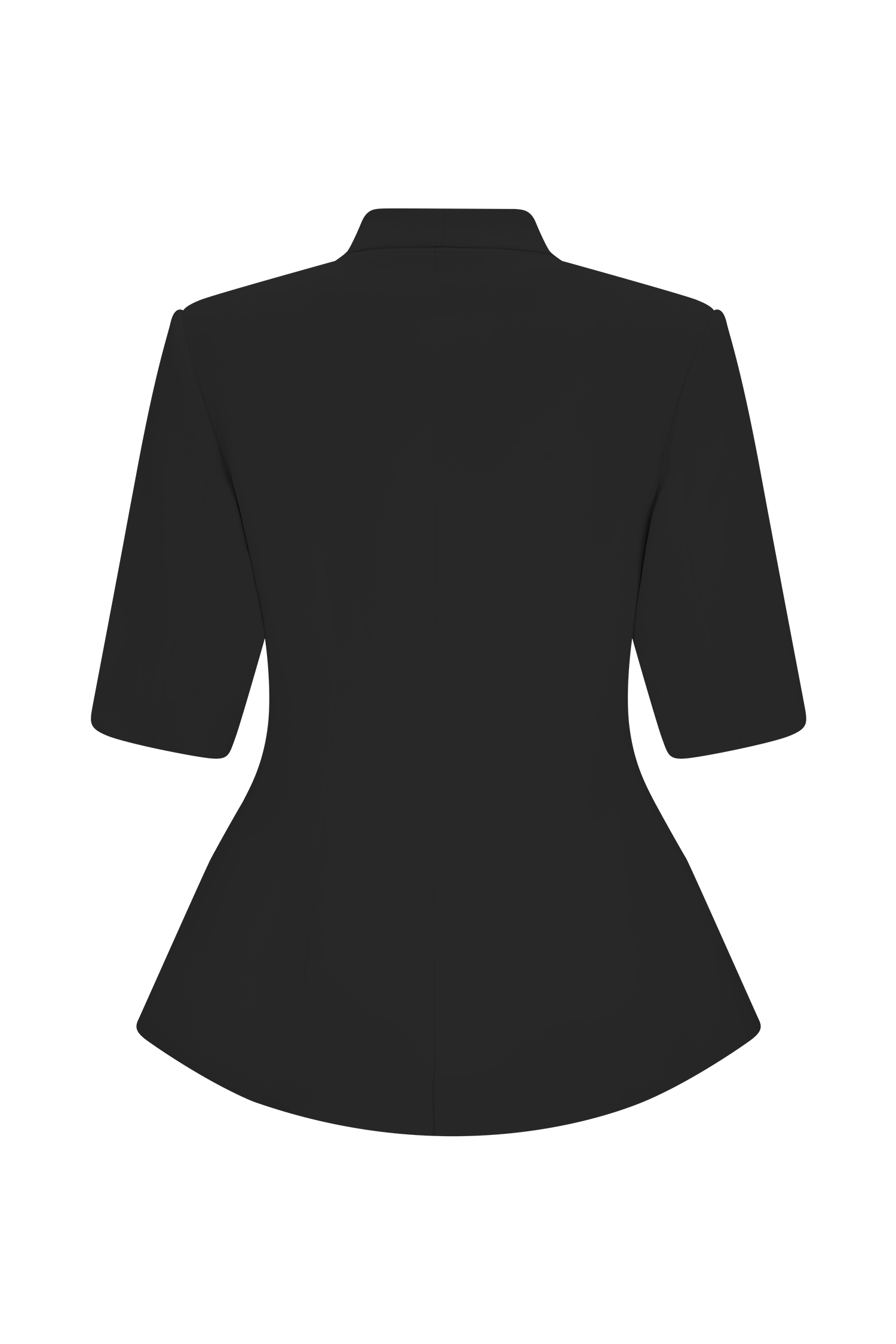 Opal Puff Sleeve Suiting Top - Black