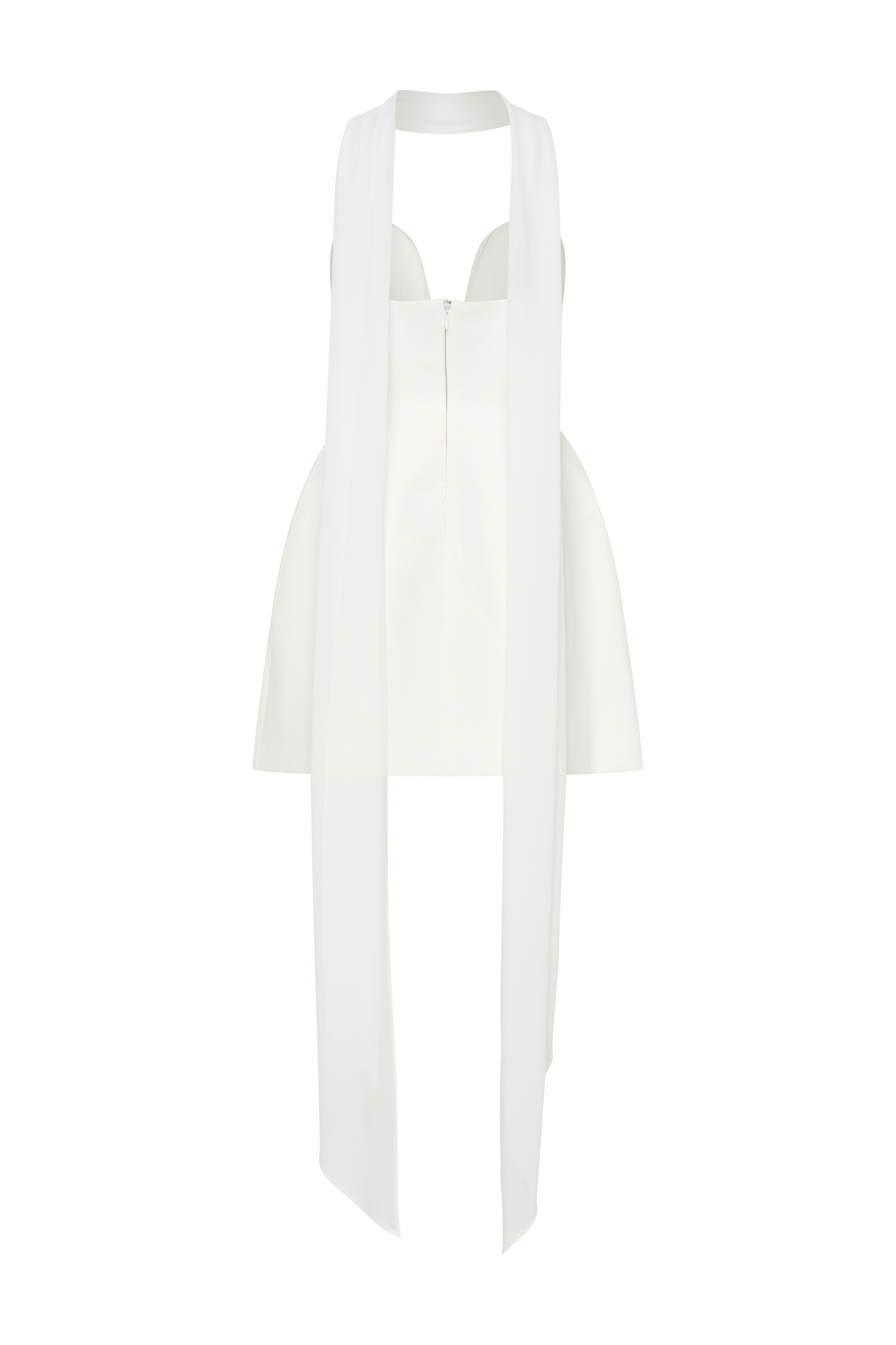 Orellia Strapless Suiting Mini Dress - Ivory