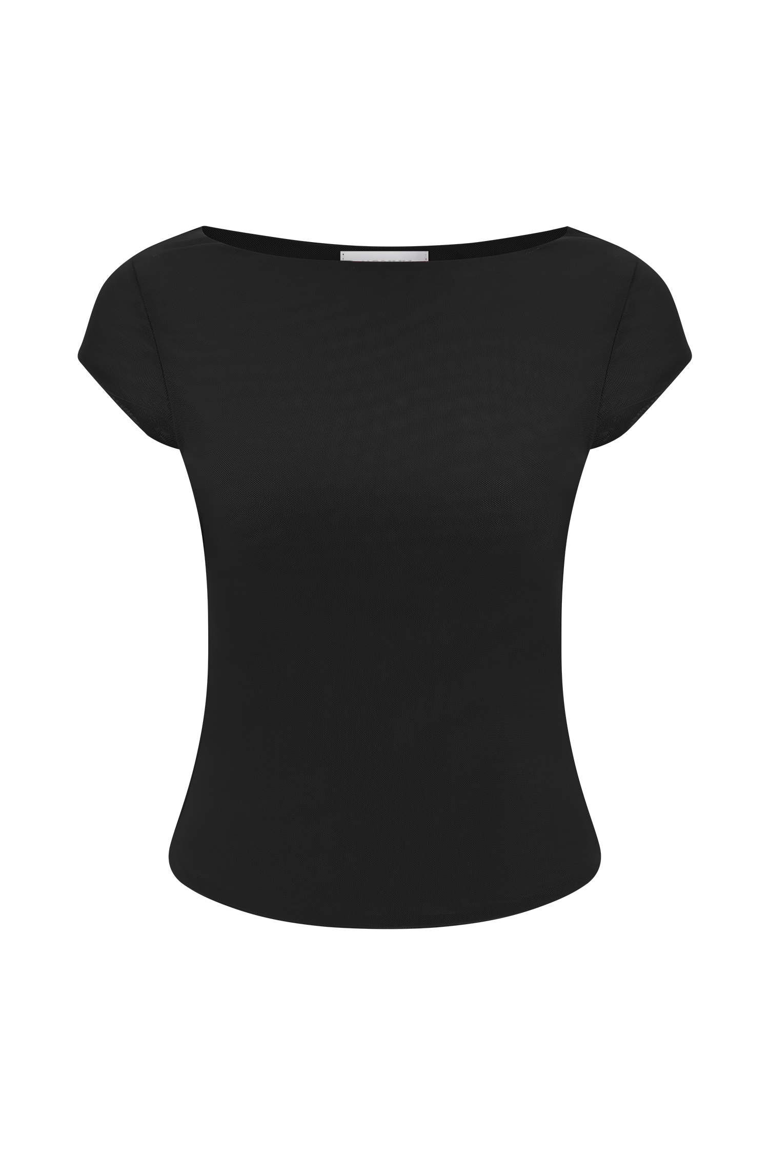 Romana Short Sleeve Mesh Top - Black