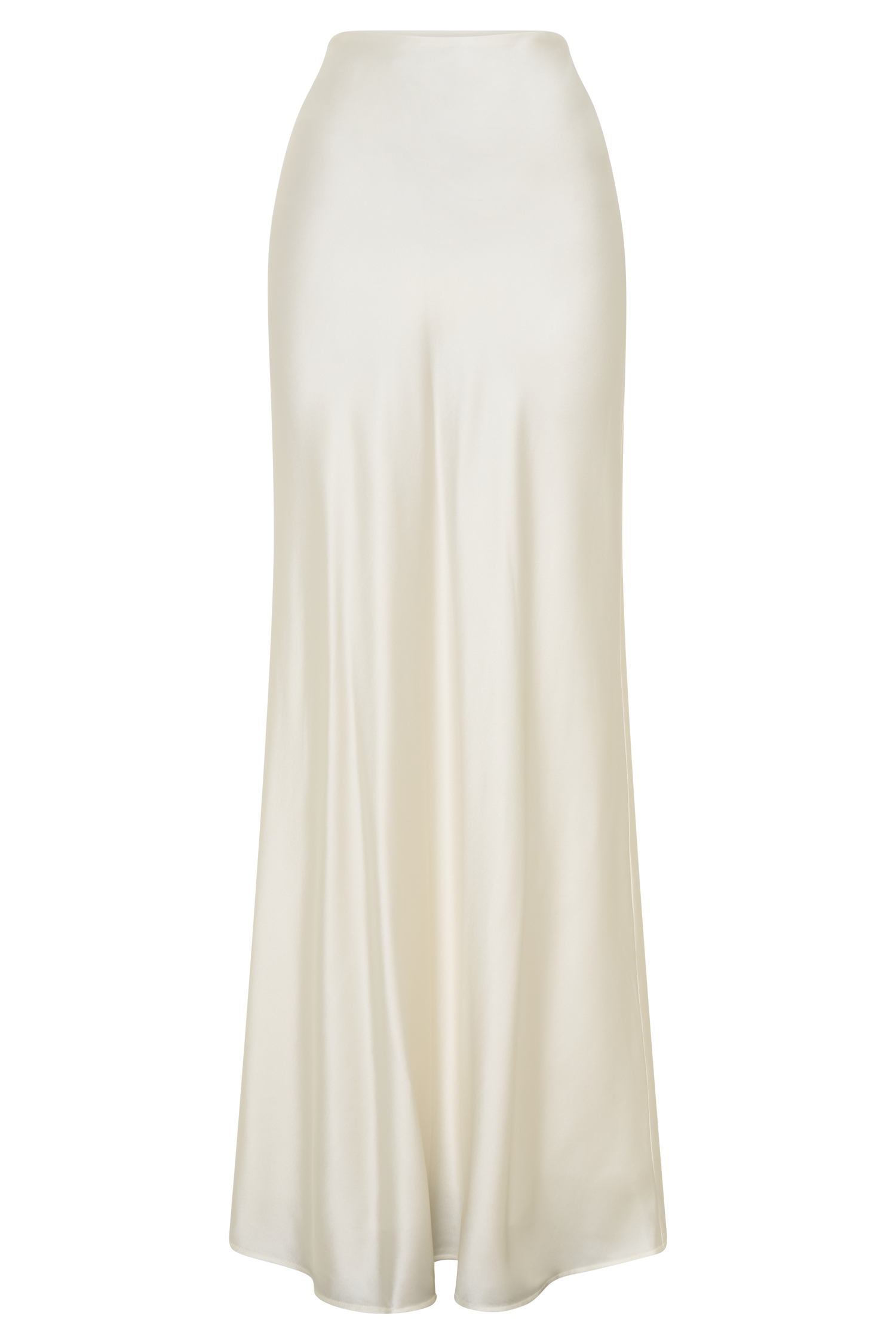 Sabrina Silk Blend Maxi Skirt - Ivory
