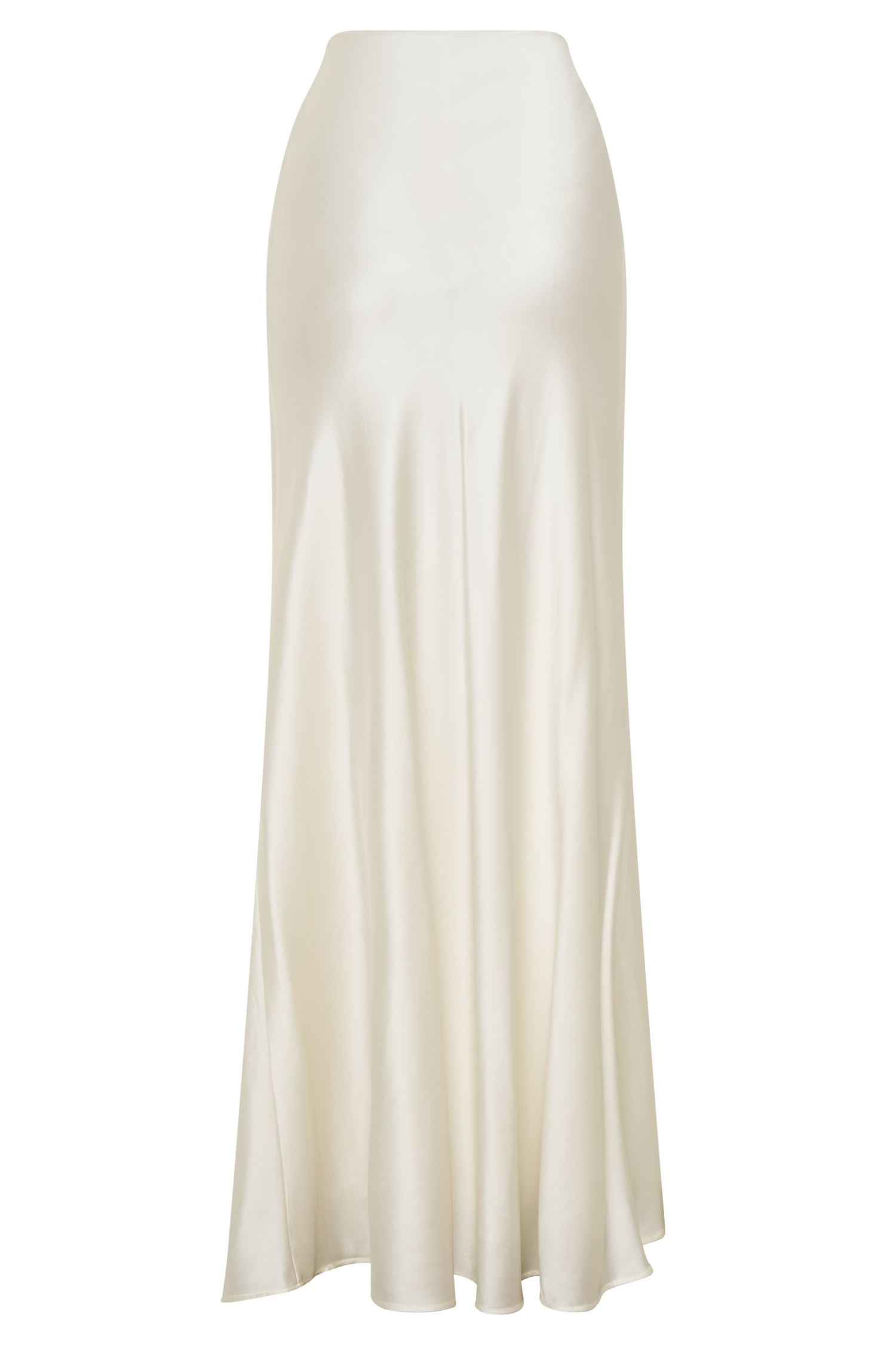 Sabrina Silk Blend Maxi Skirt - Ivory