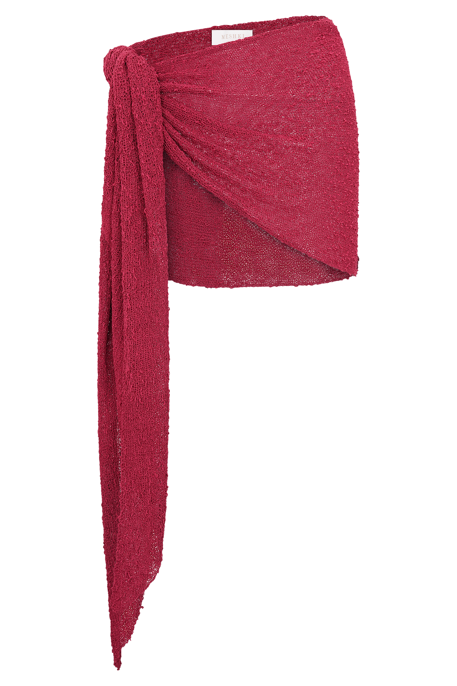 Sammy Boucle Knit Cover Up - Dragonfruit