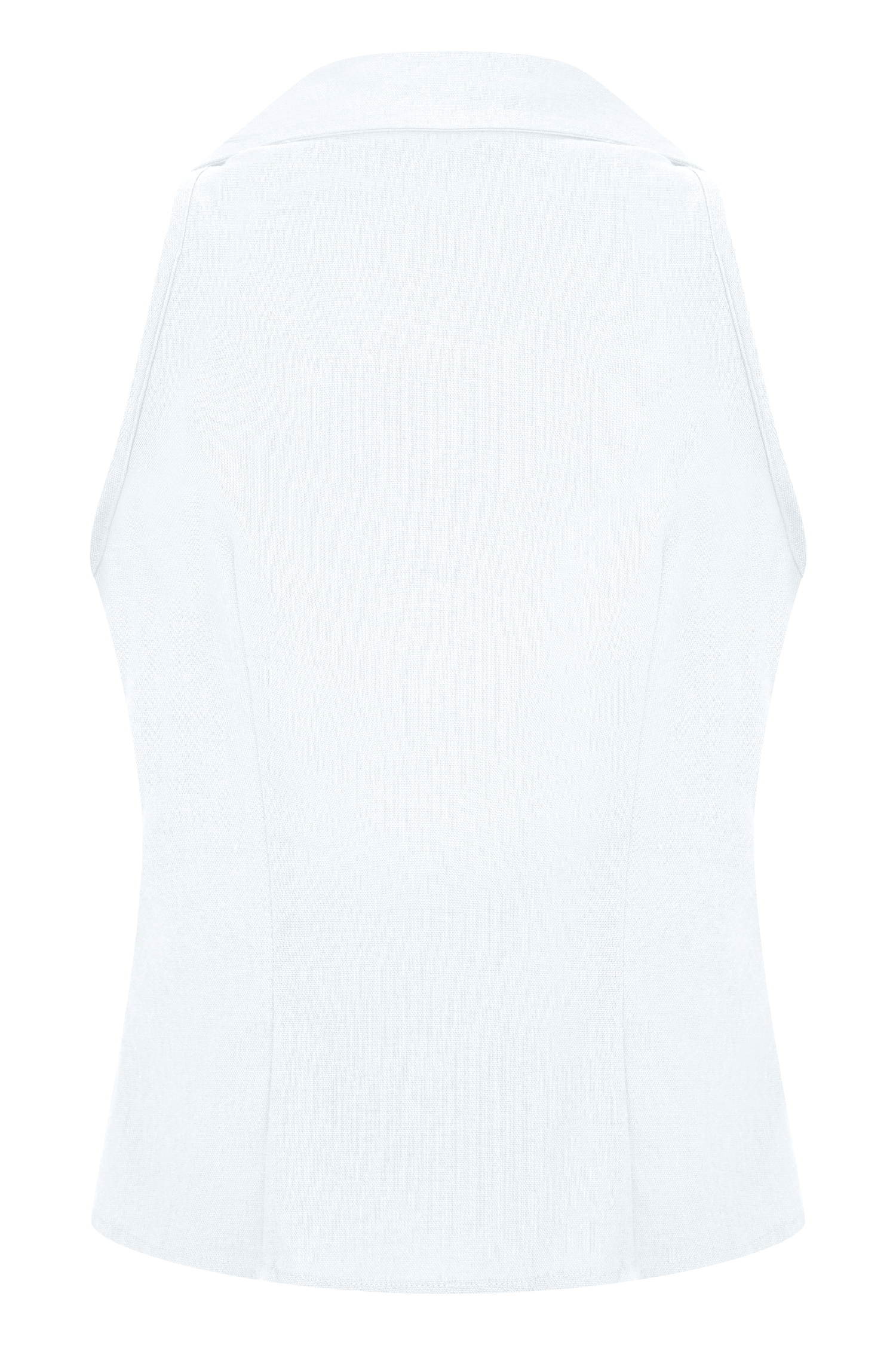 Scout Sleeveless Linen Shirt - White