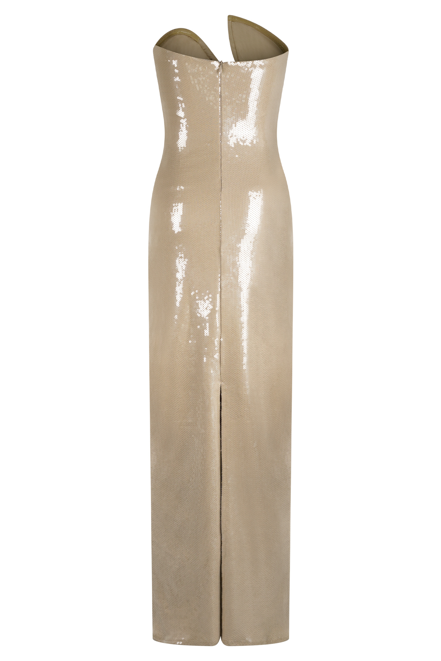 Winston Strapless Sequin Maxi Dress - Taupe