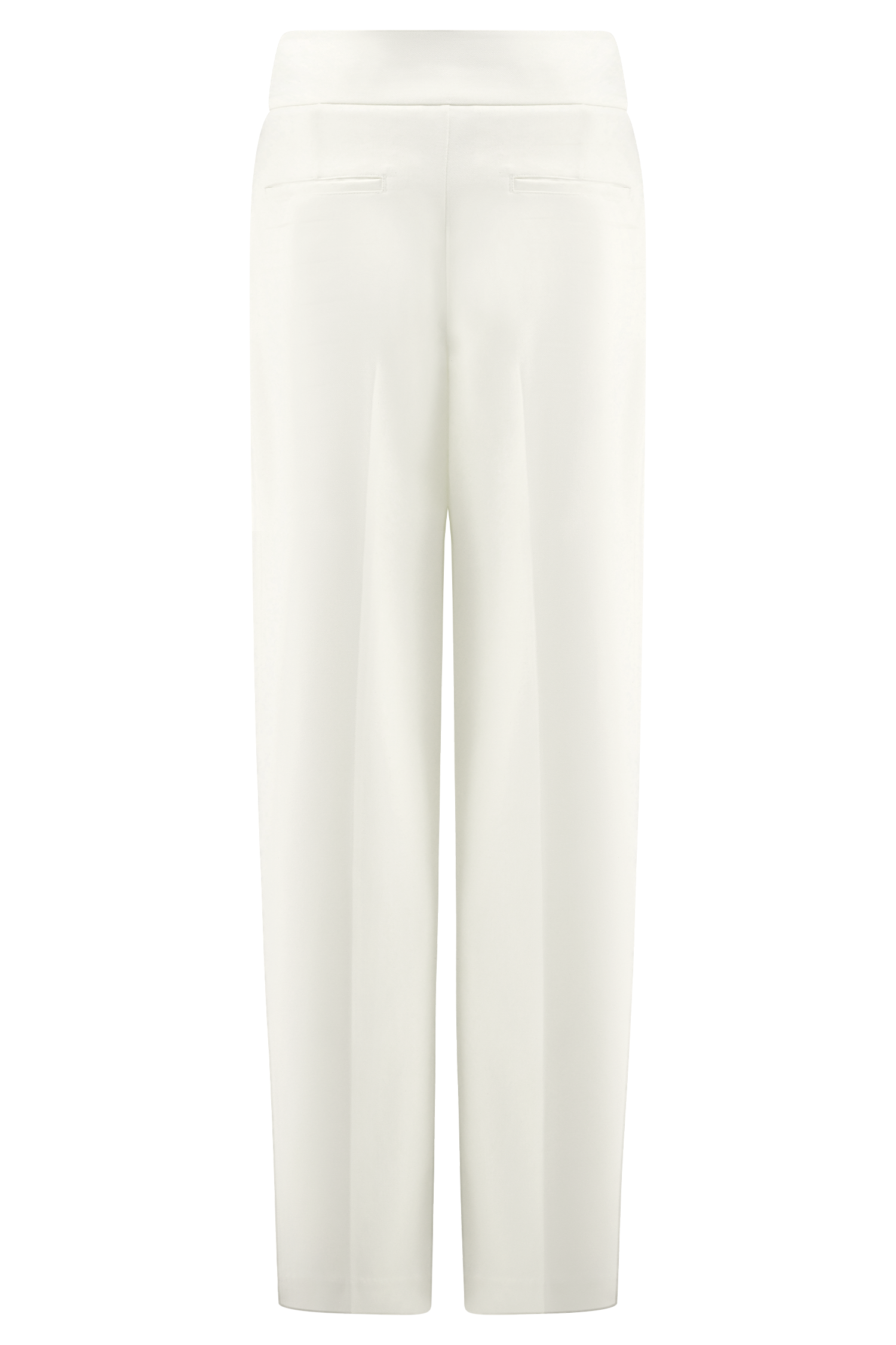 Penelope Pleated High Waisted Pants - Ivory
