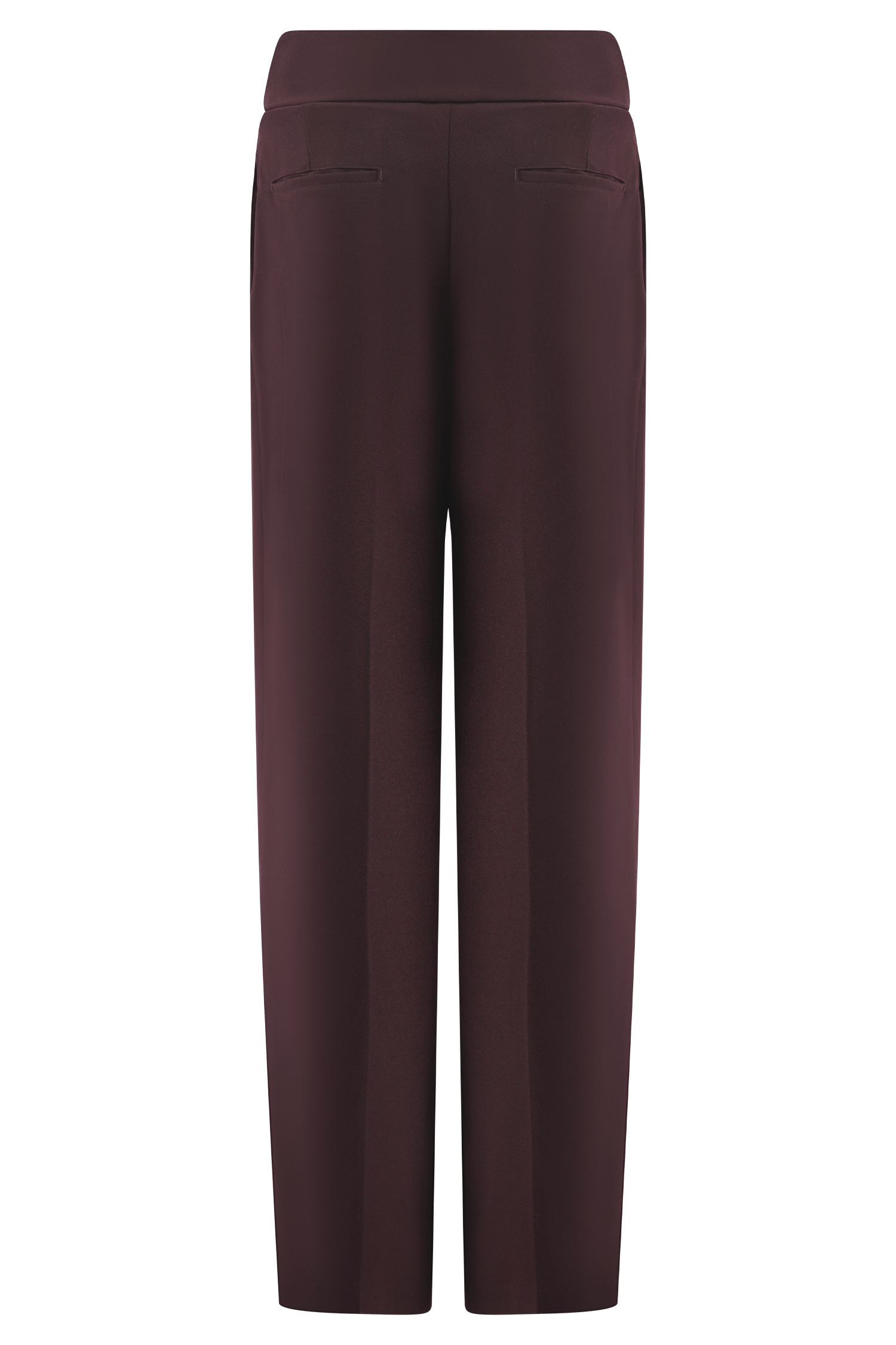 Penelope Pleated High Waisted Pants - Chocolate